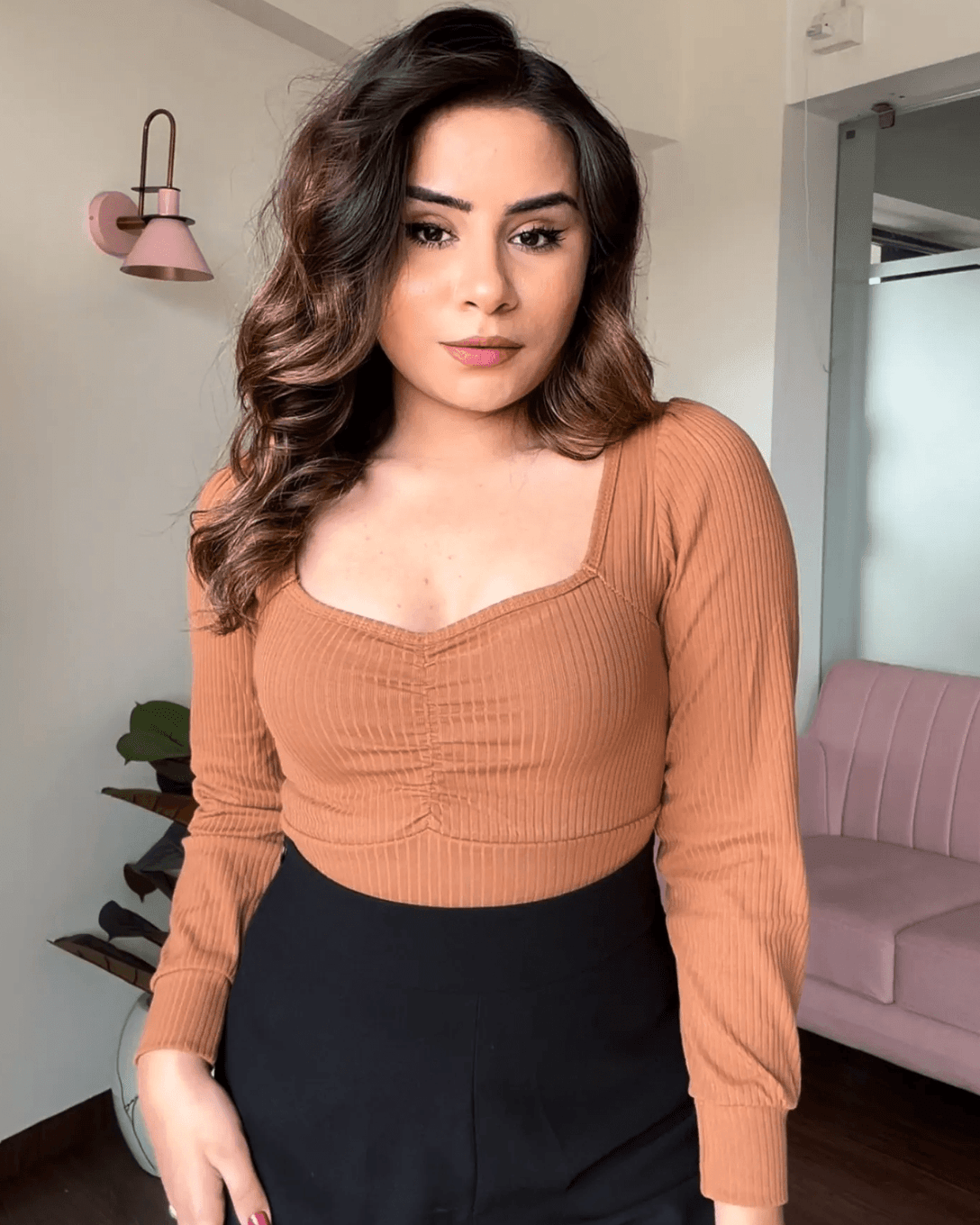Sweetheart Puff Crop Top