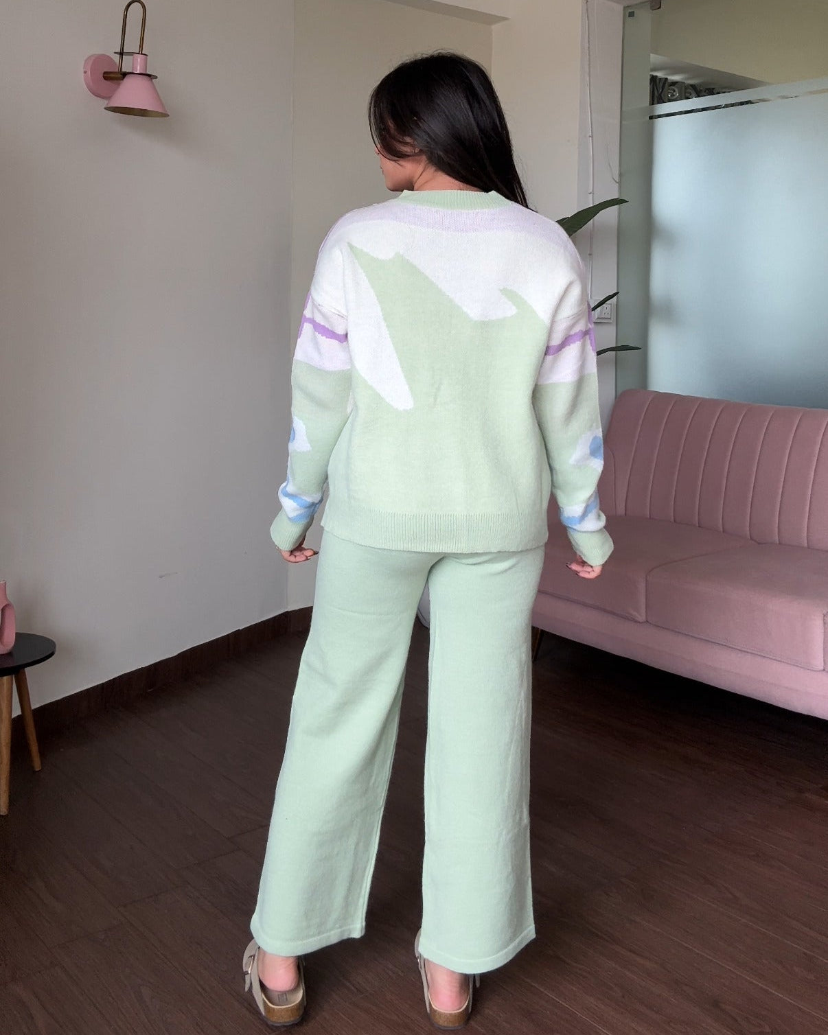 Abstract Pattern Winter Co-ord Set