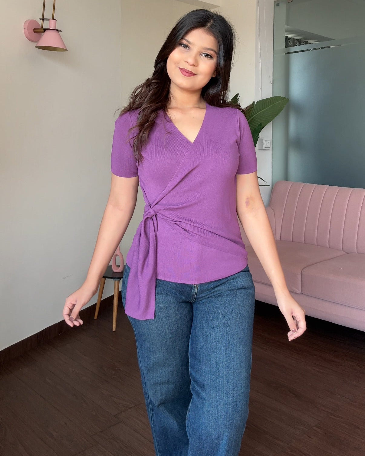 Knot Detailing Wrap Up Top