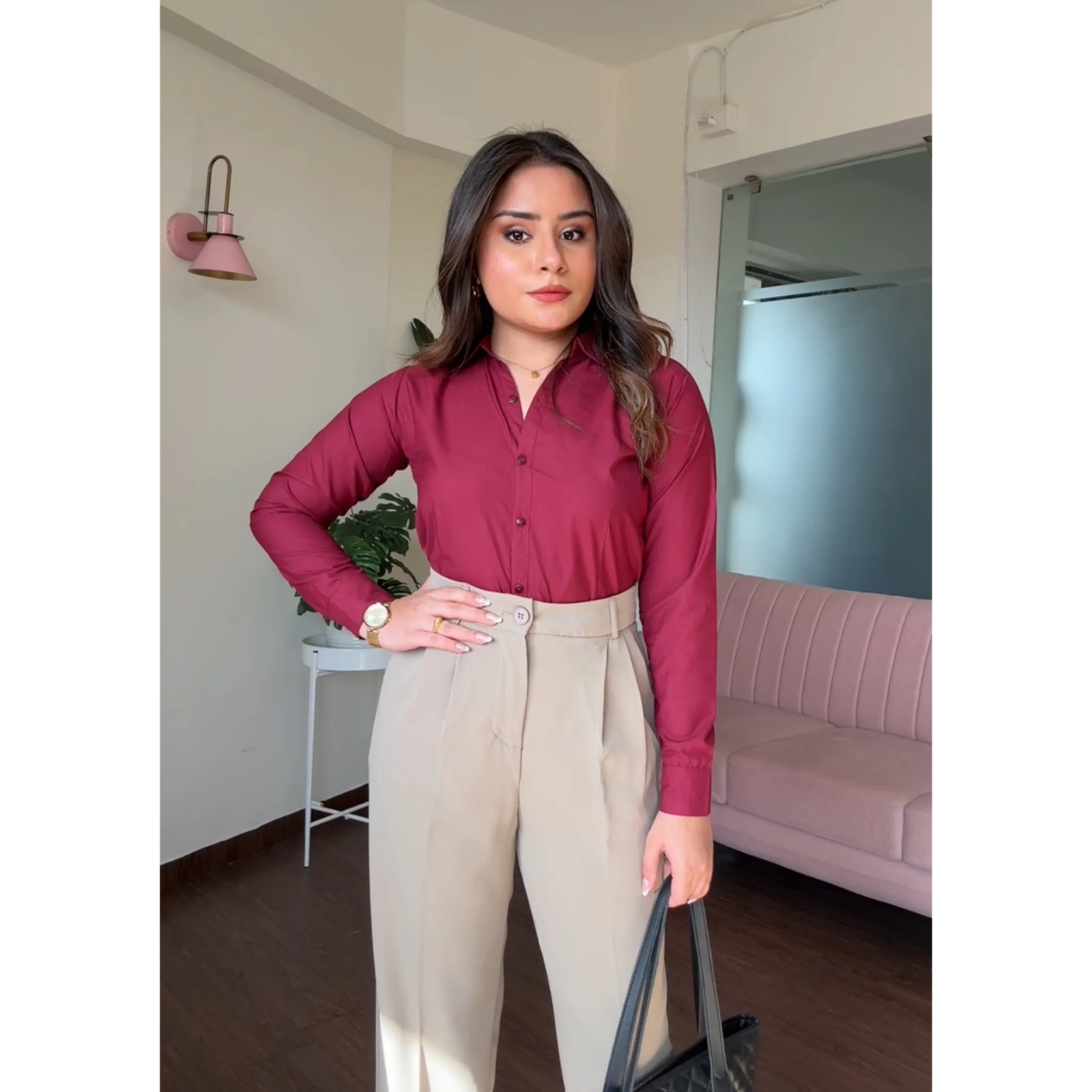 Solid Formal Bodyfit Shirt