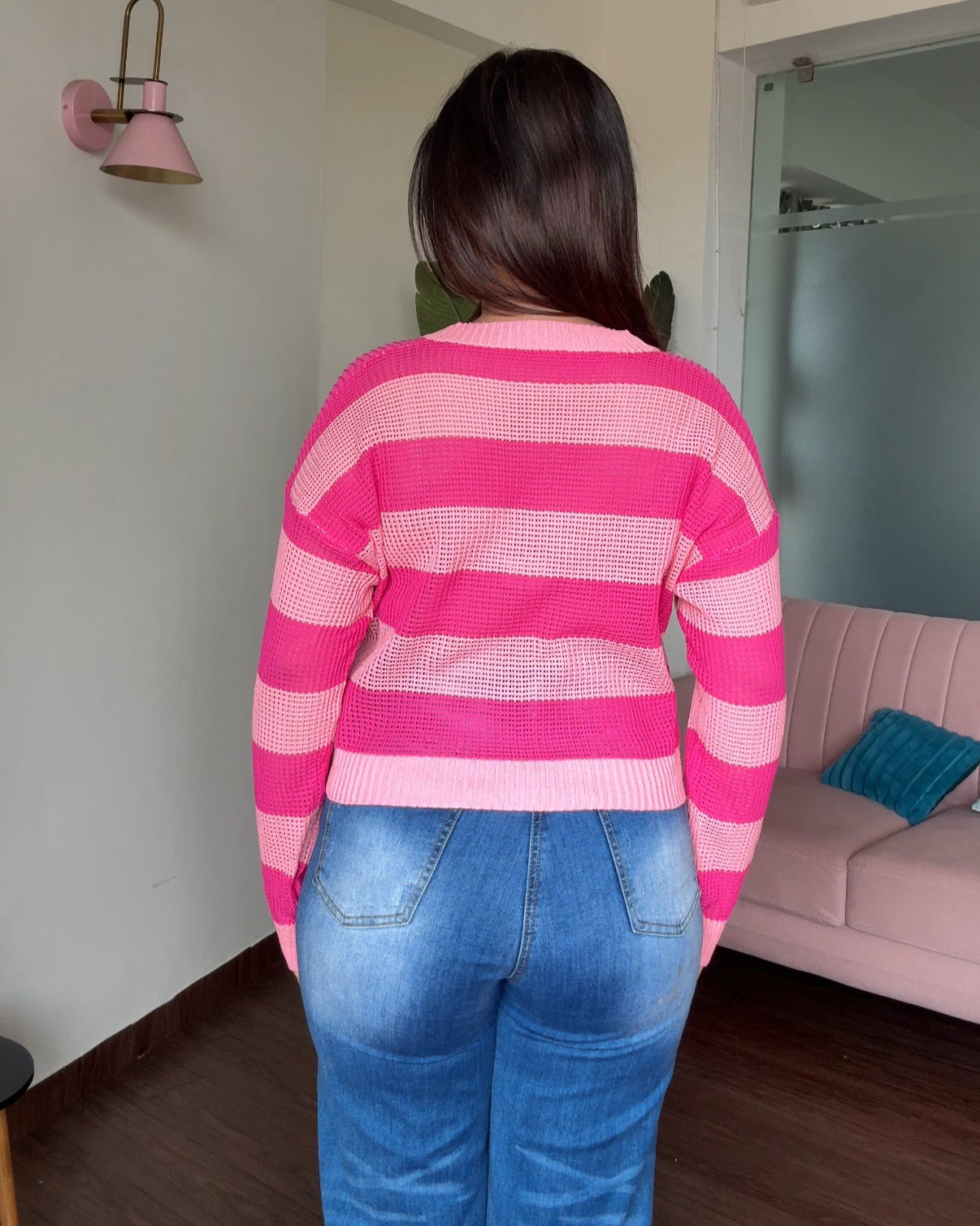 Light Weight Striped Pull over