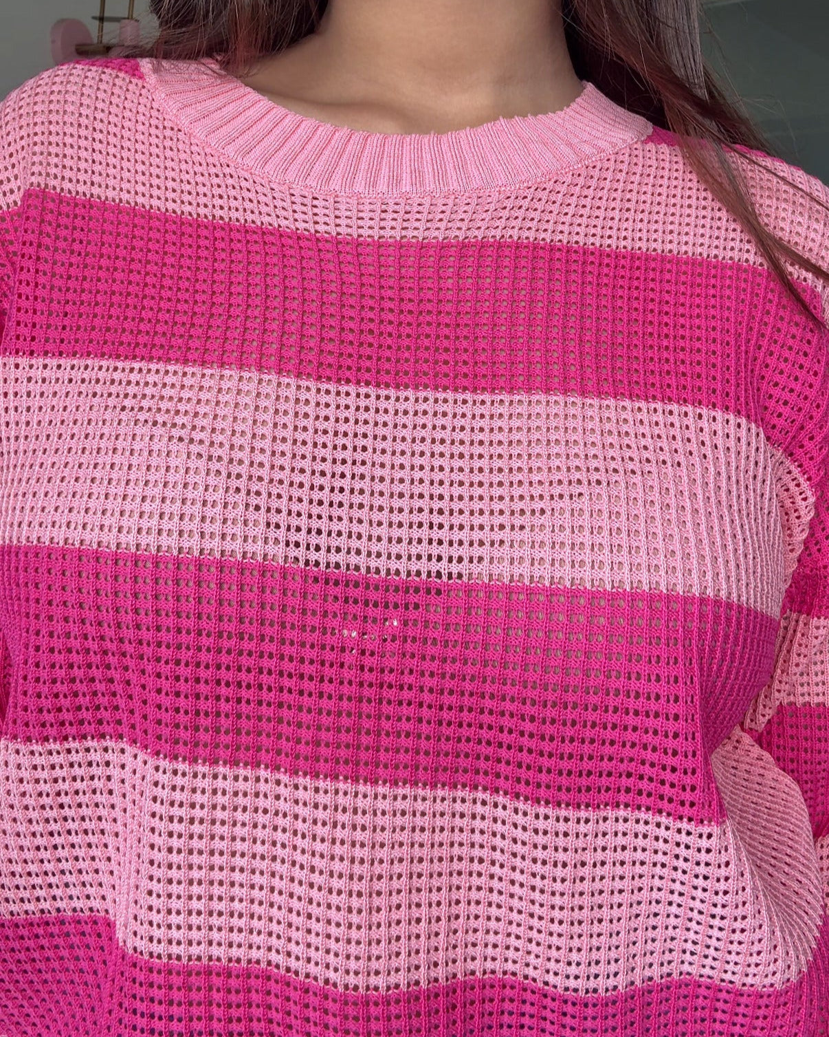 Light Weight Striped Pull over