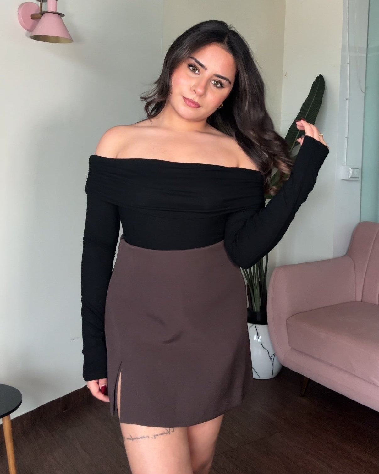 Off Shoulder Bodycon Bodysuit