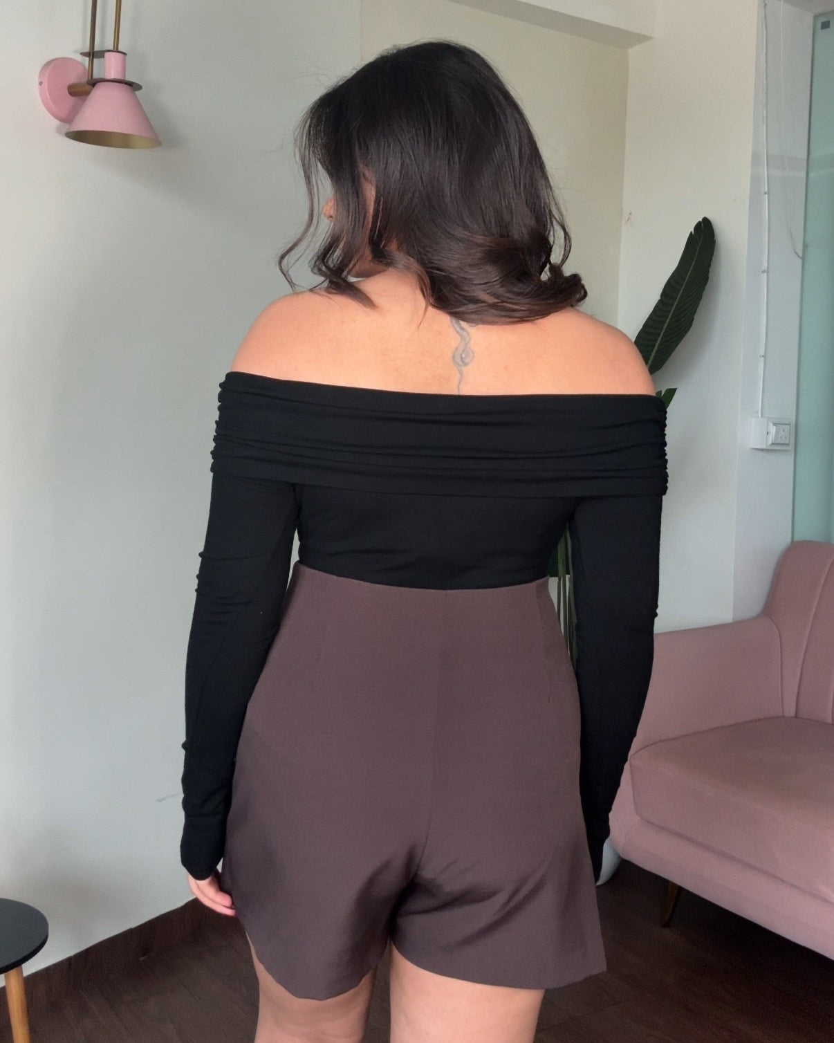 Off Shoulder Bodycon Bodysuit