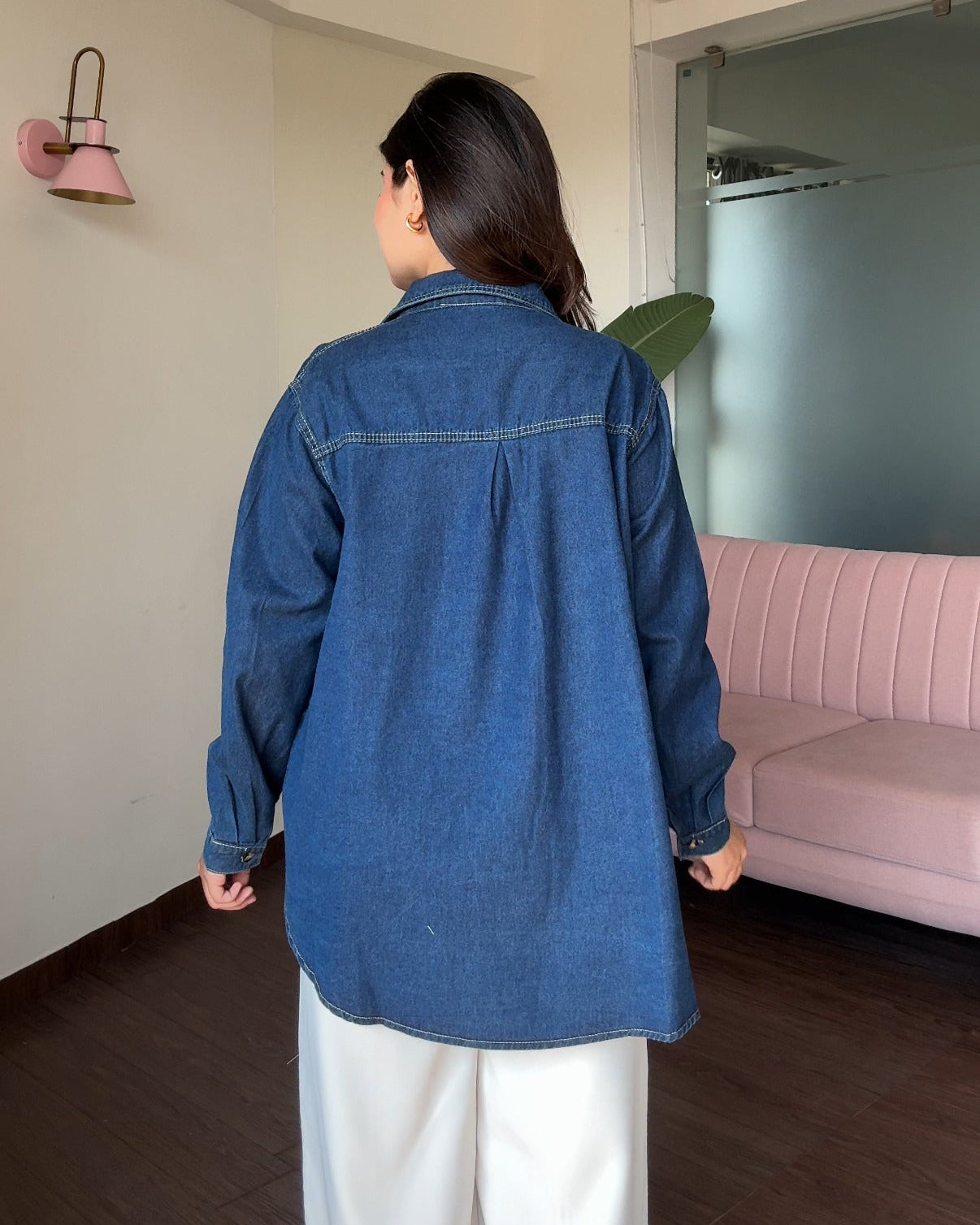 Oversized Denim Shirt