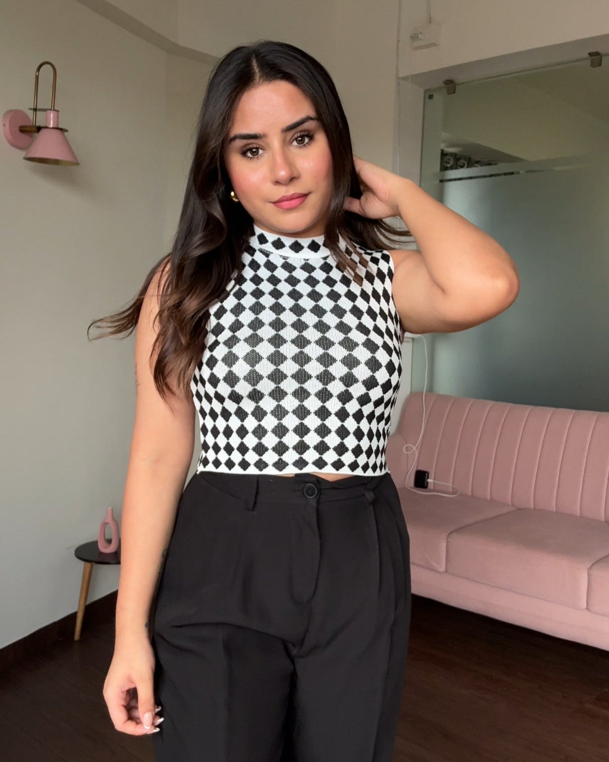 Patterned Cami Top
