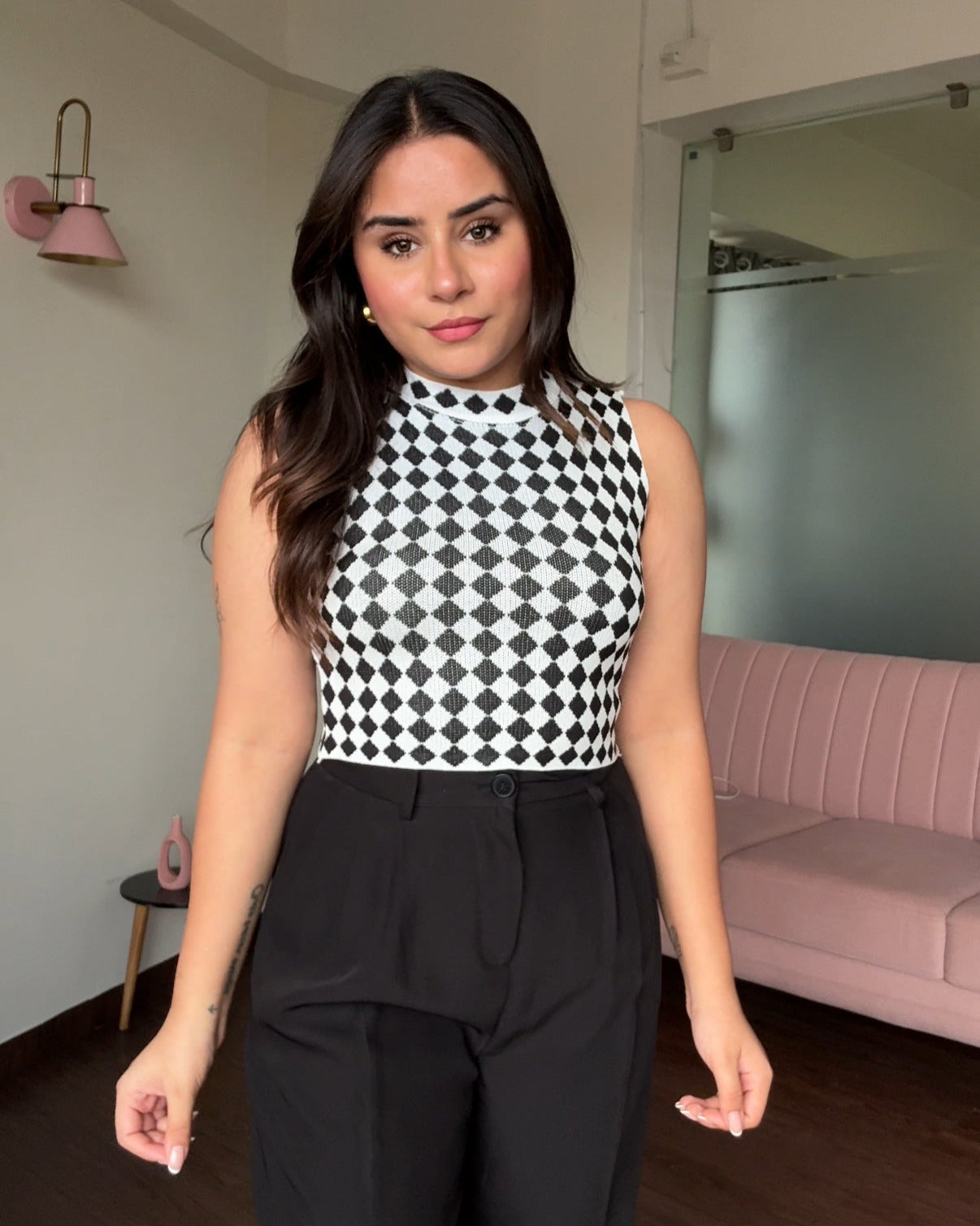 Patterned Cami Top