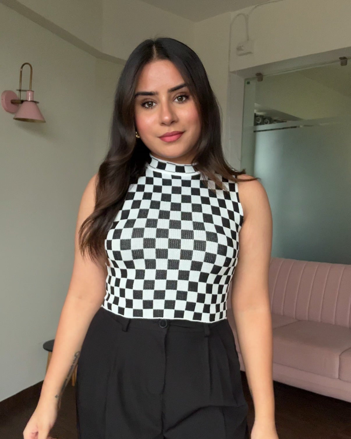 Patterned Cami Top