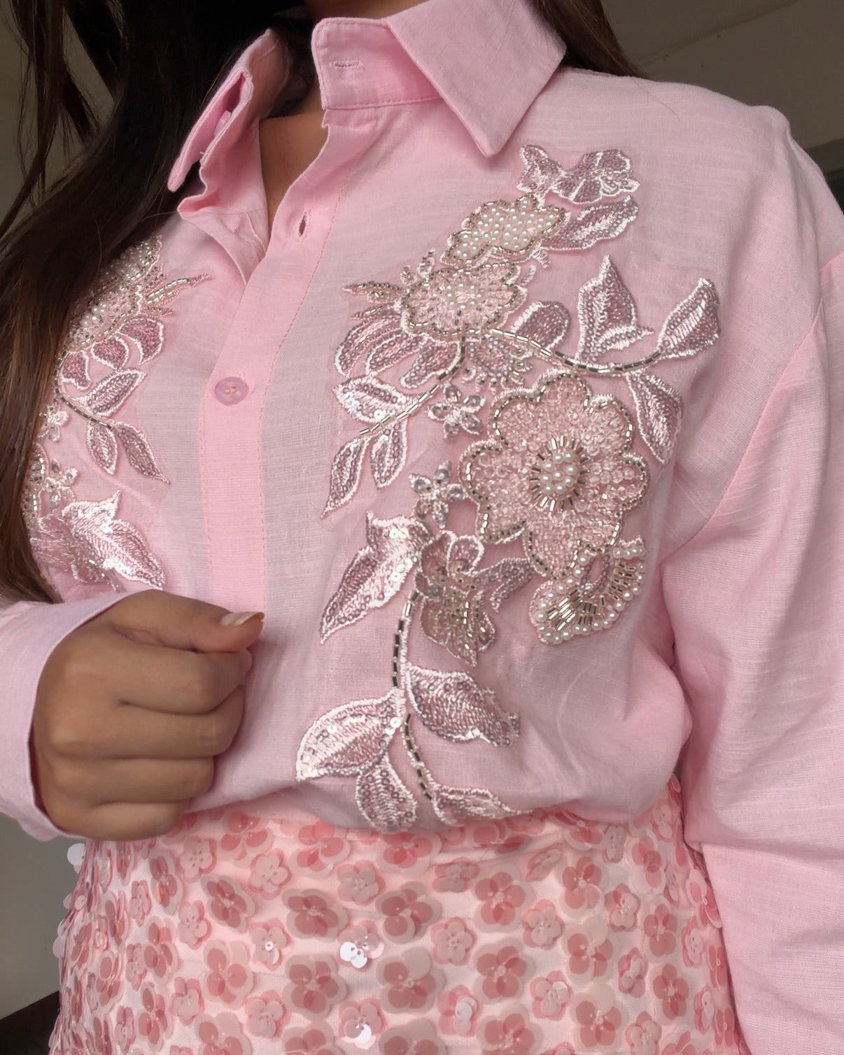 Petal Bloom Sequin Set