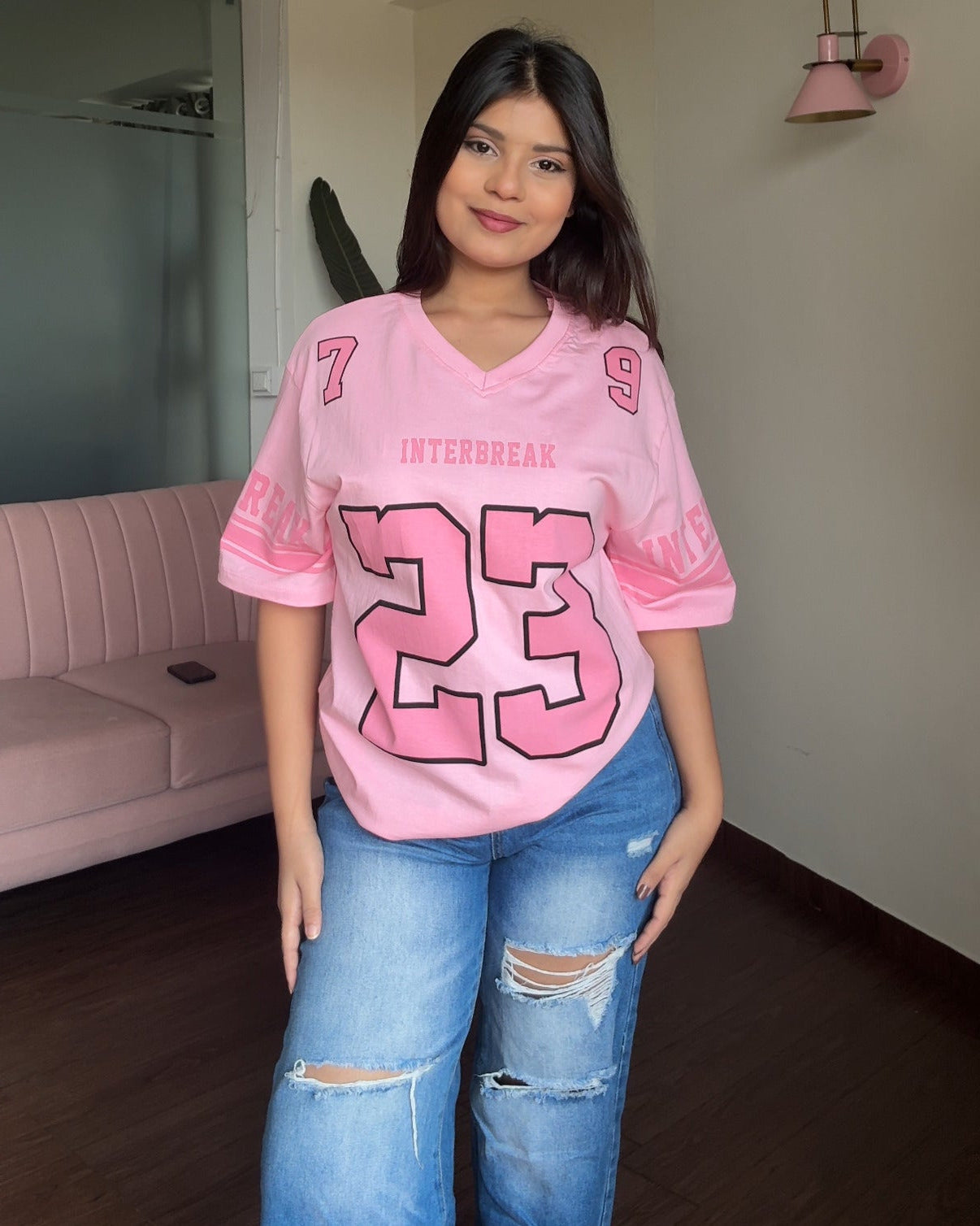 Pink Jersey Tee