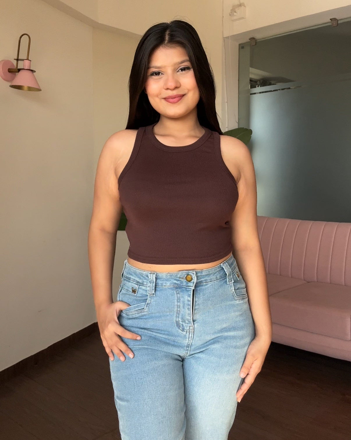 Round Neck Cami Top