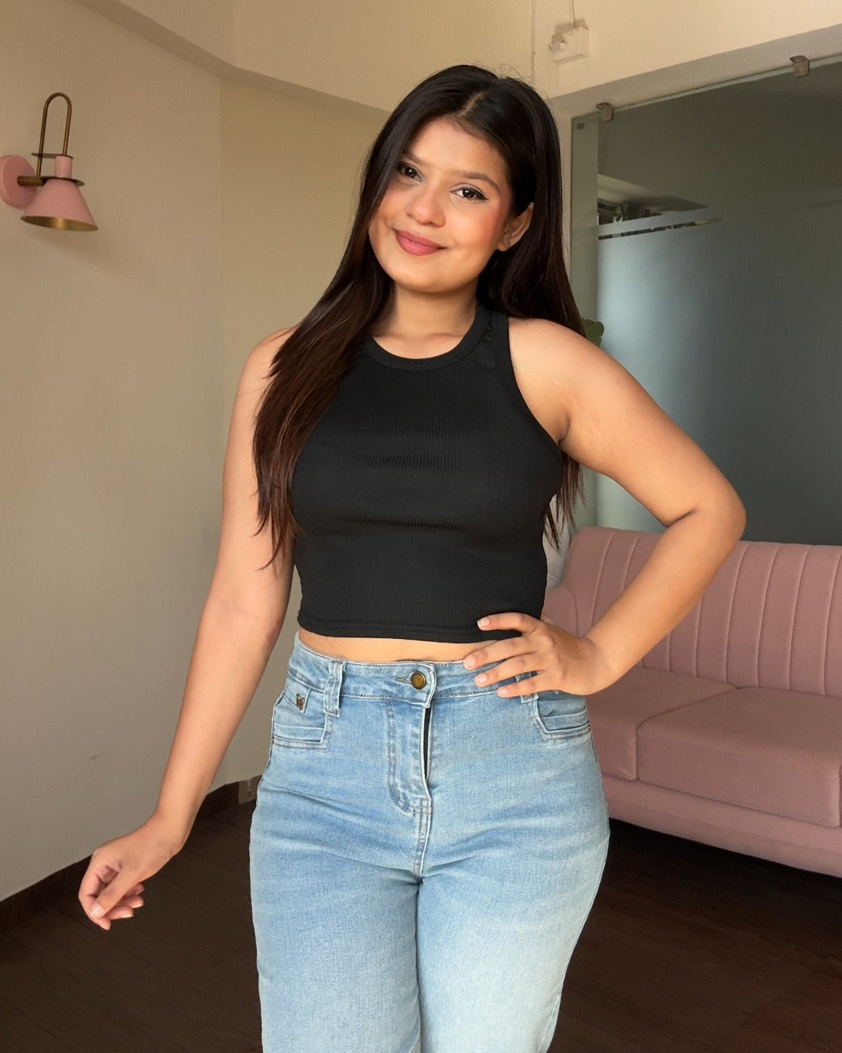 Round Neck Cami Top