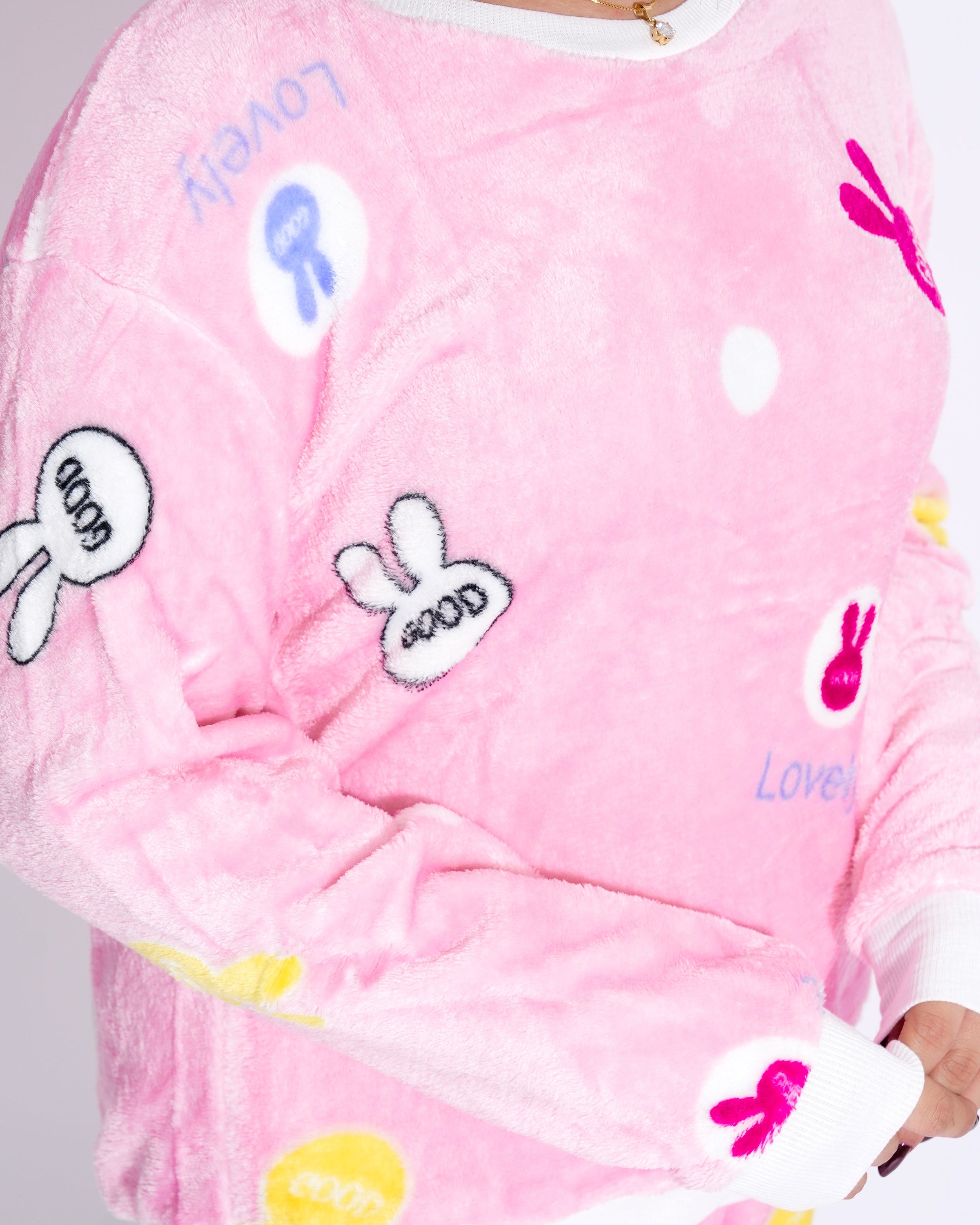 Bunny Printed Lounge Co-ord Set