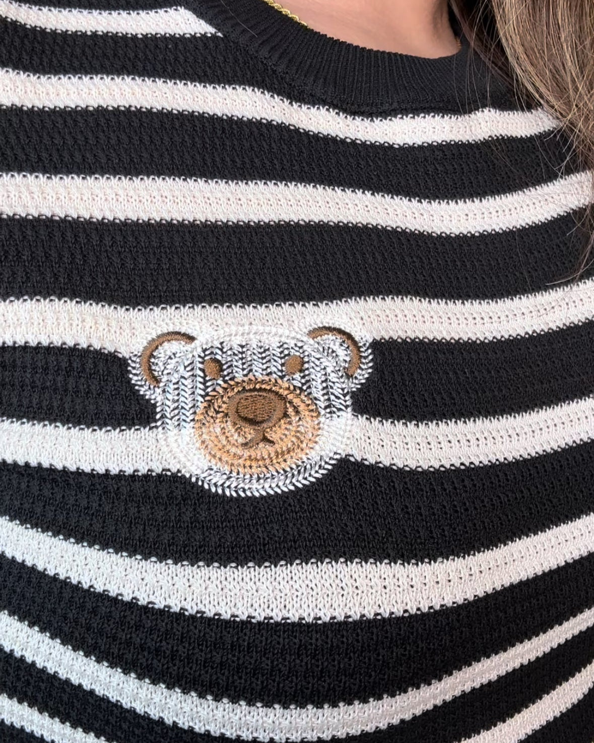 Teddy Patch Half Sleeve Tee