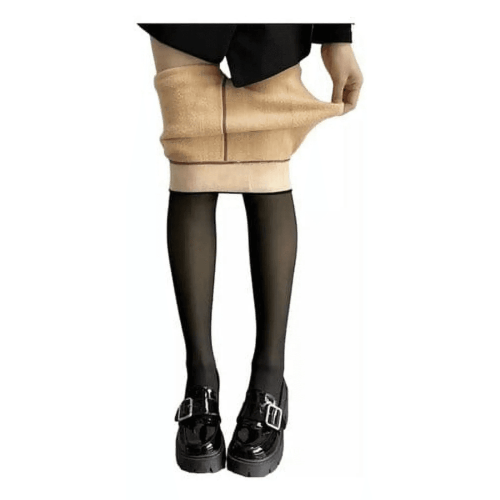Women Warm Fleece Lined Stockings