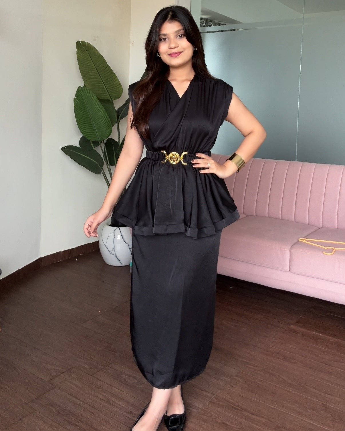 3 Piece Satin Modest Co-ord Set
