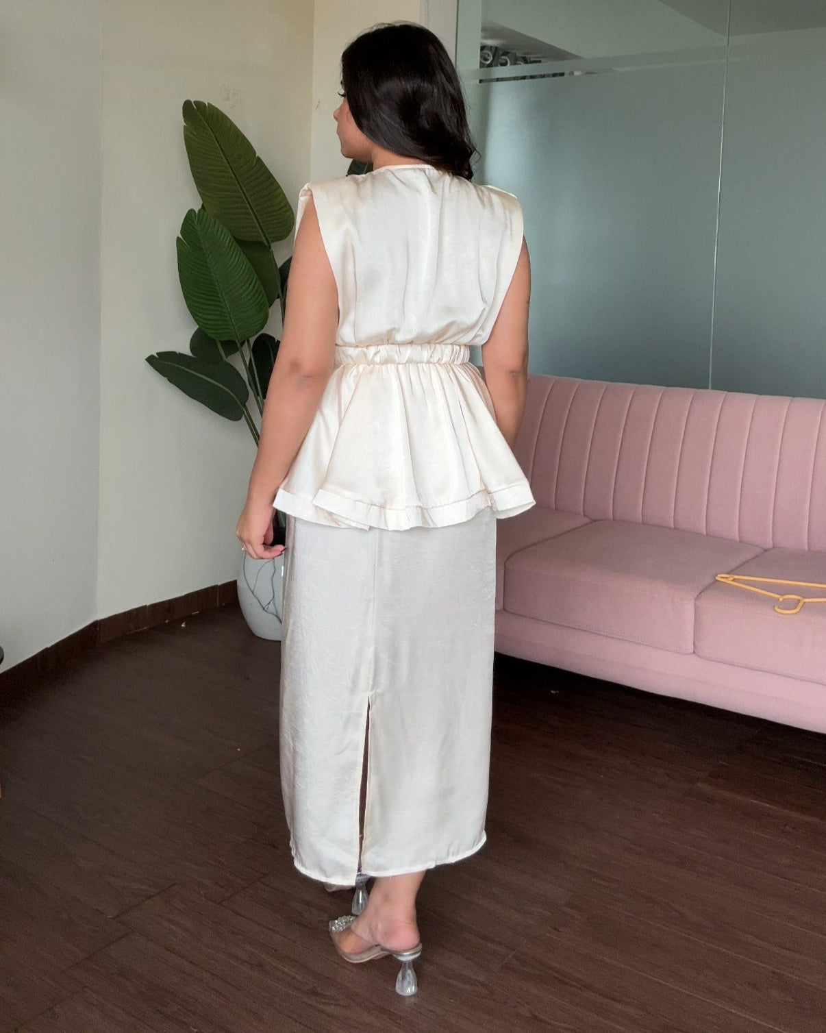3 Piece Satin Modest Co-ord Set