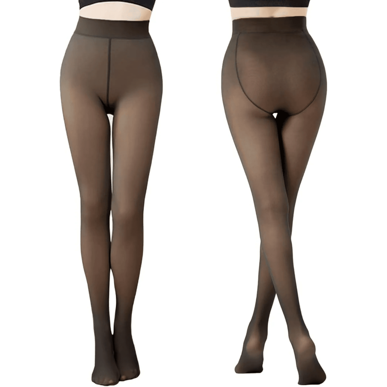 Women Warm Fleece Lined Stockings