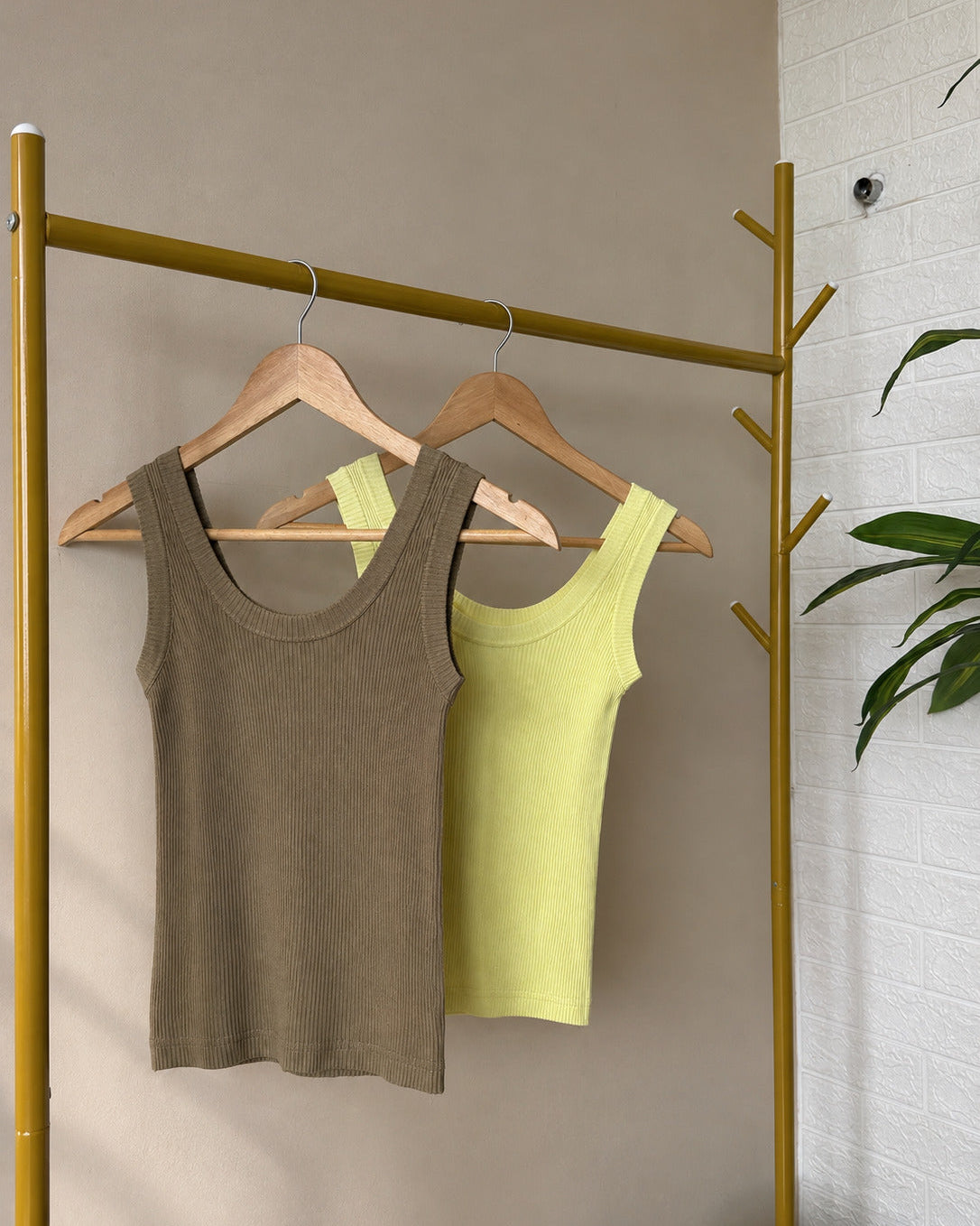 Premium Round Neck Light Weight Cami Top Bundle ( Pack Of 2 )
