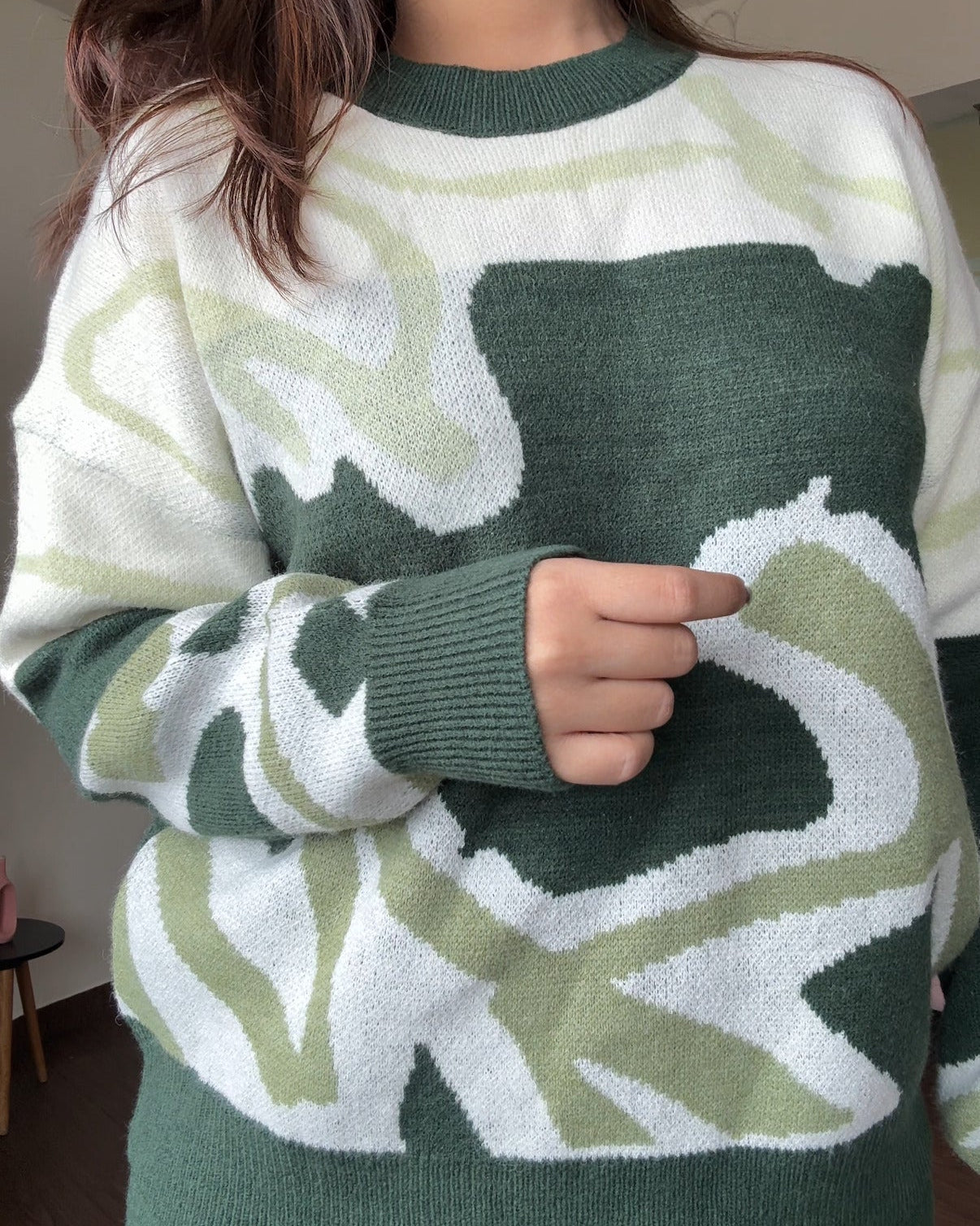 Abstract Pattern Winter Co-ord Set