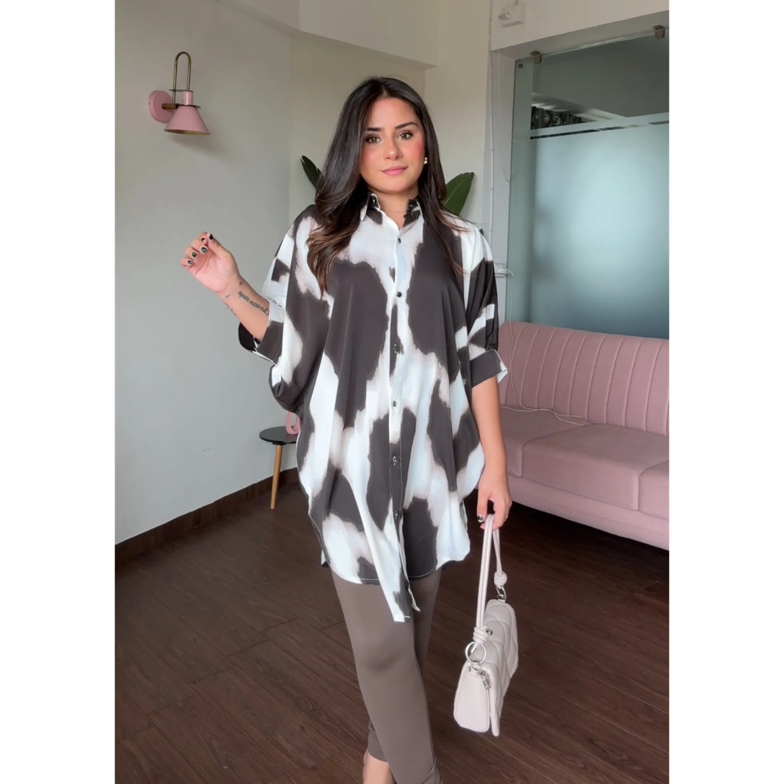 Animal Printed Kaftan