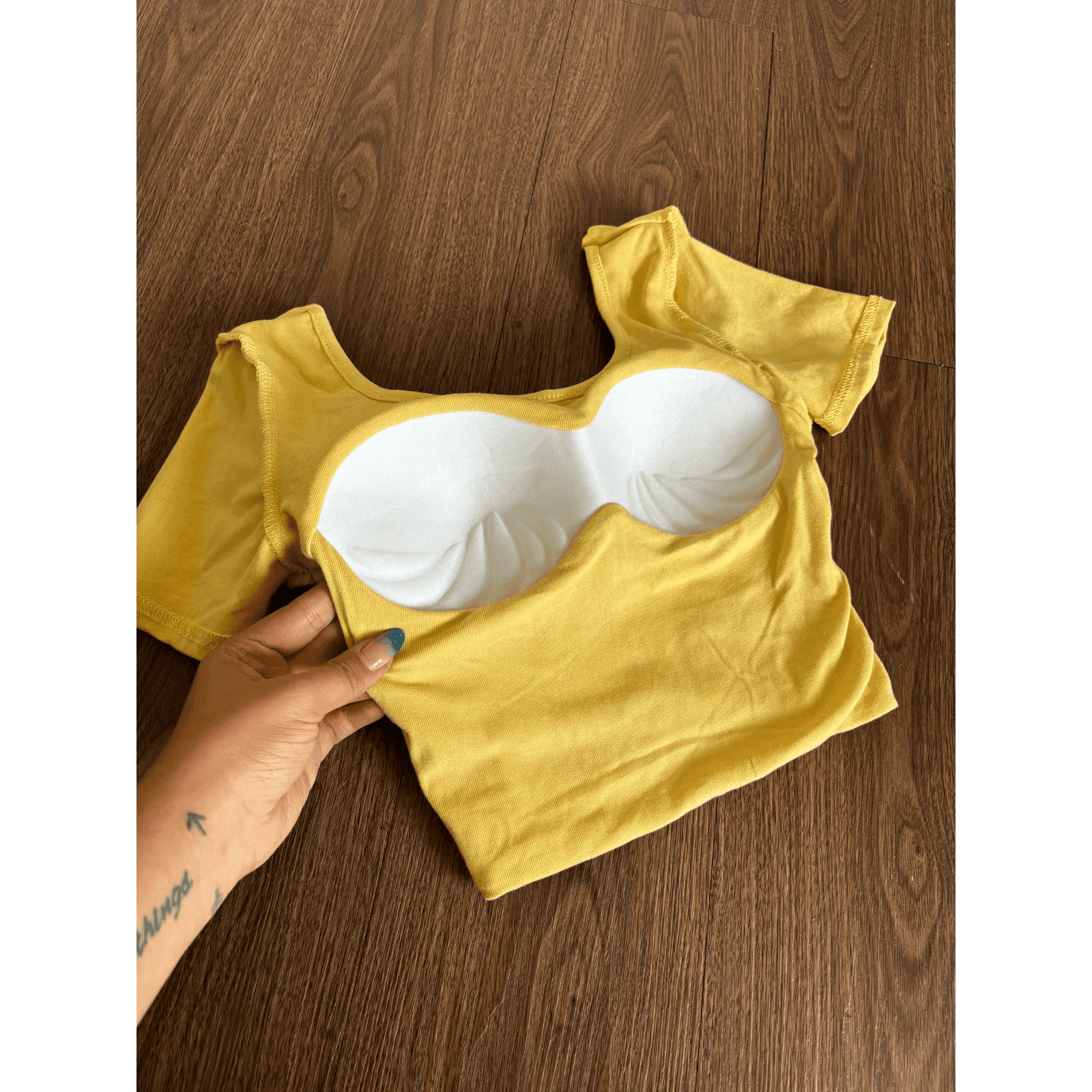 Back Cross Padded Tee