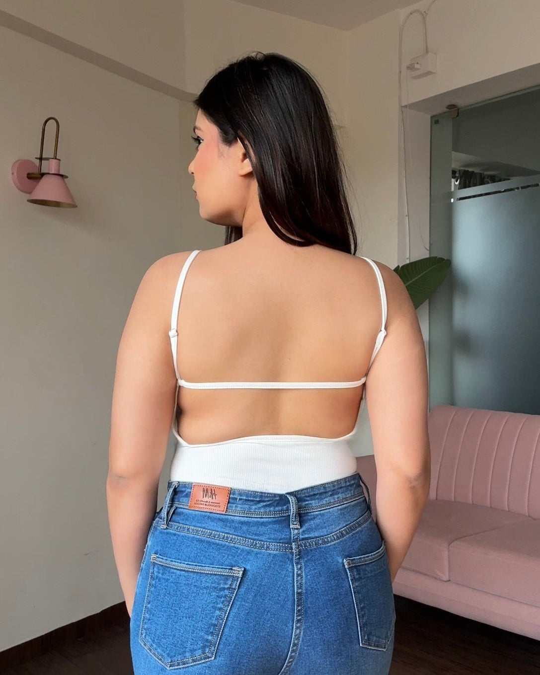Backless Padded Scoop Neck Bodysuit Bundle ( Combo Of 2 )