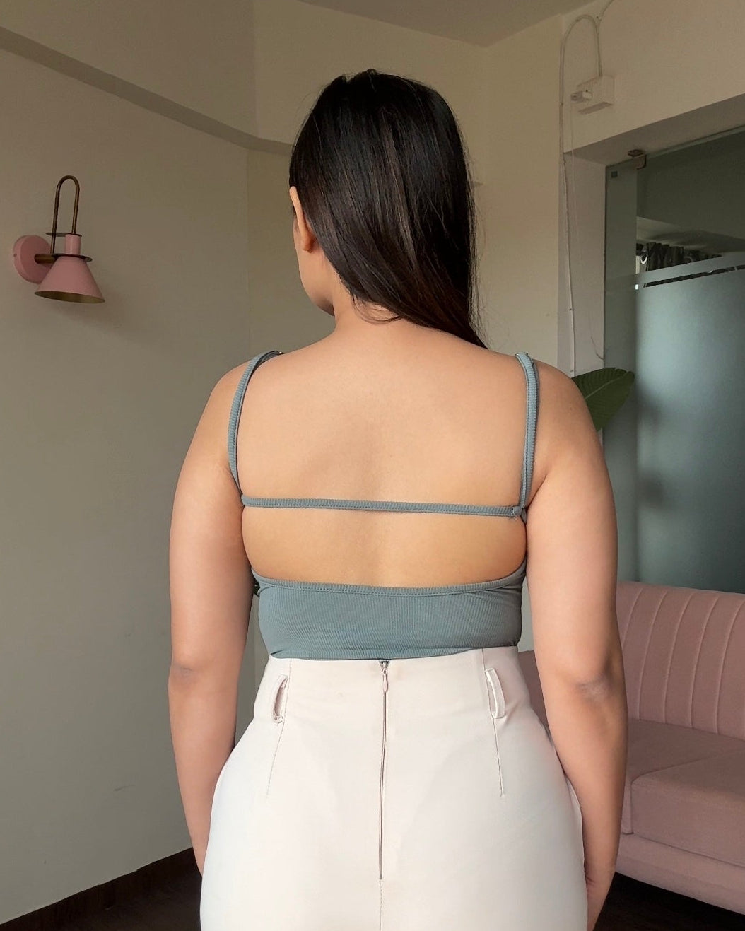 Backless Padded Scoop Neck Bodysuit Bundle ( Combo Of 2 )