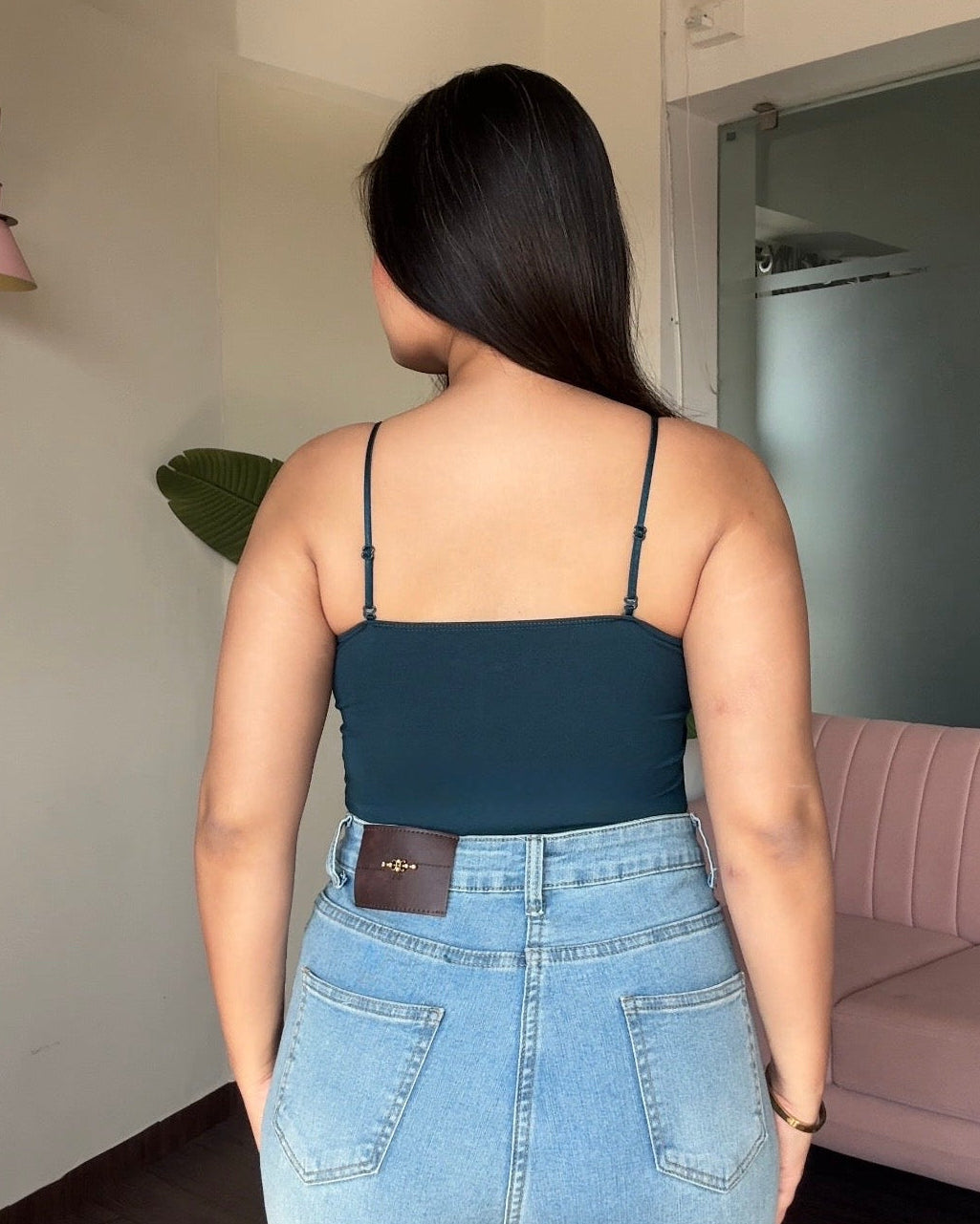 Basic Sweetheart Neckline Strappy Cami Top