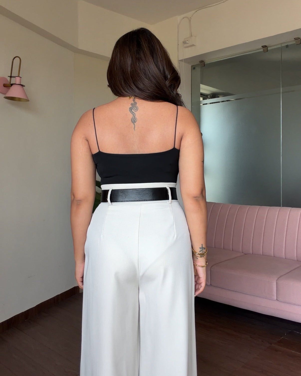 Bow Detailing Strappy Bodysuit