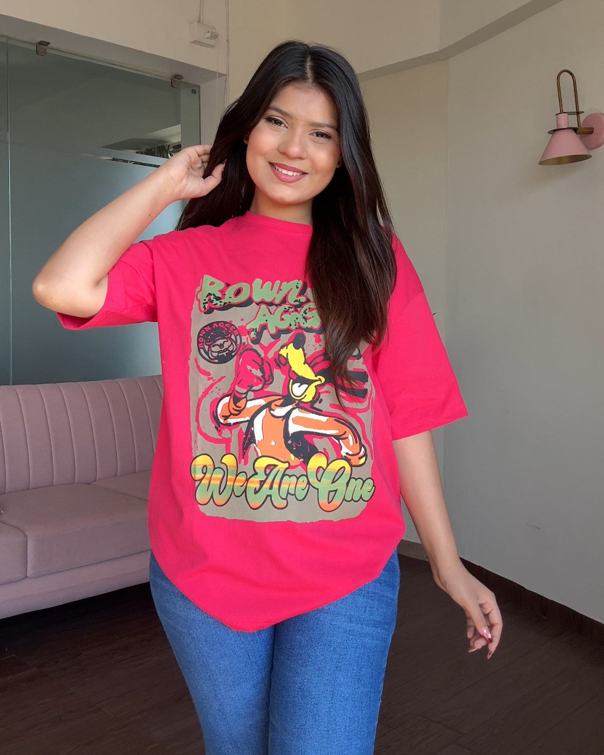 Casual Relaxed Fit Graphic Tee
