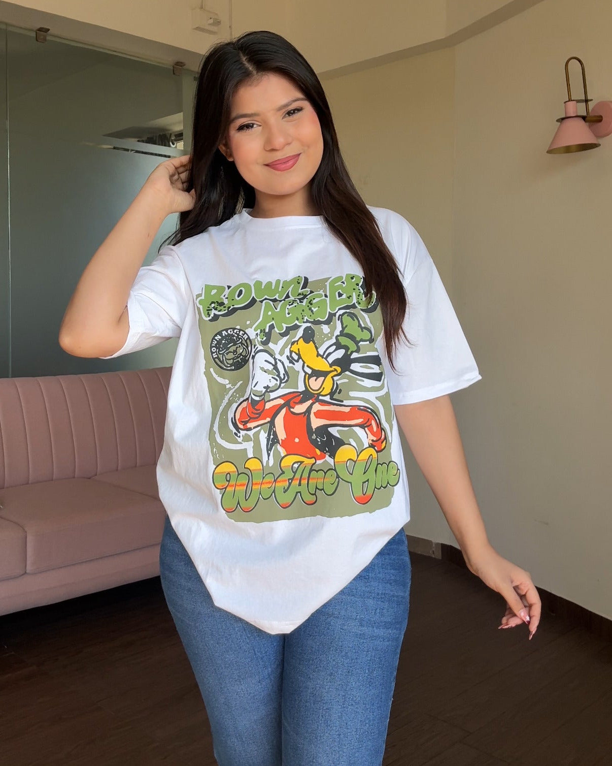 Casual Relaxed Fit Graphic Tee