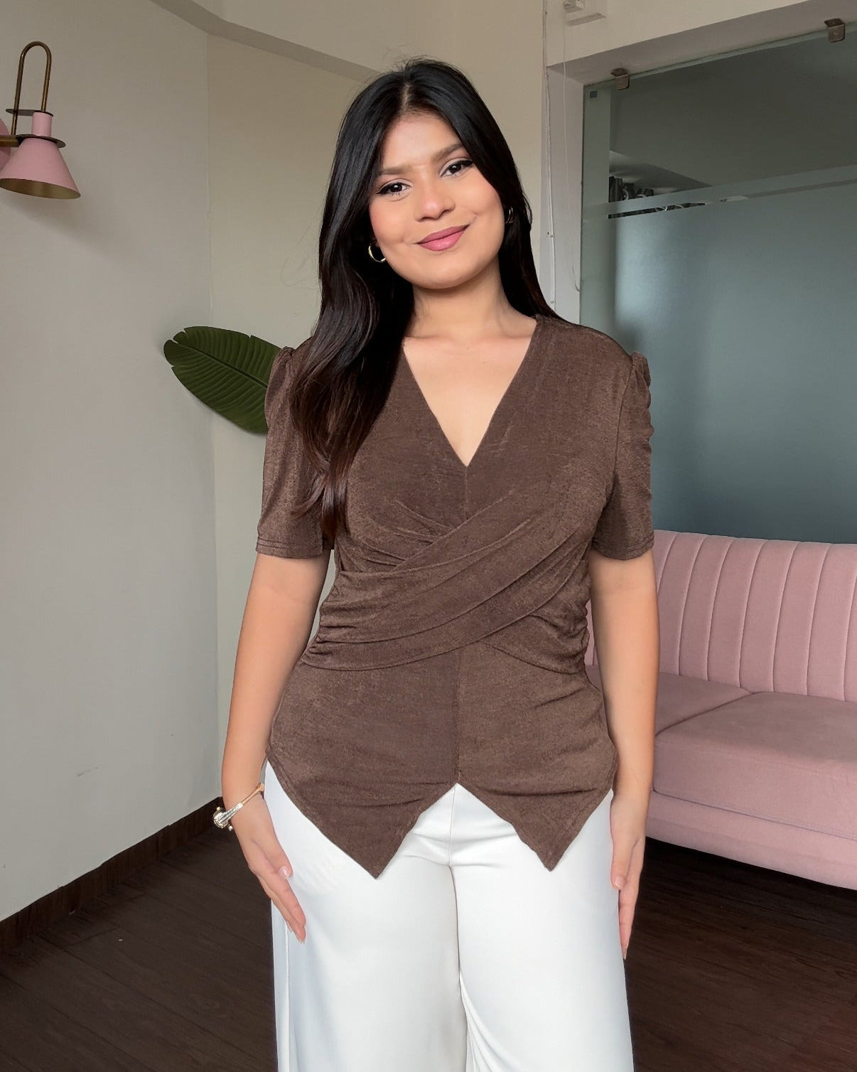 Crossover V Cut Out Detailing Top