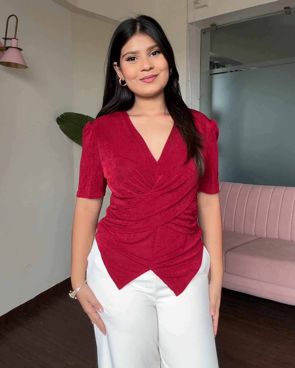 Crossover V Cut Out Detailing Top