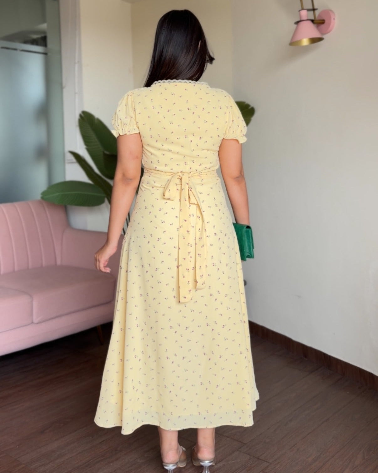 Floral Summer Sweetheart Neckline Dress
