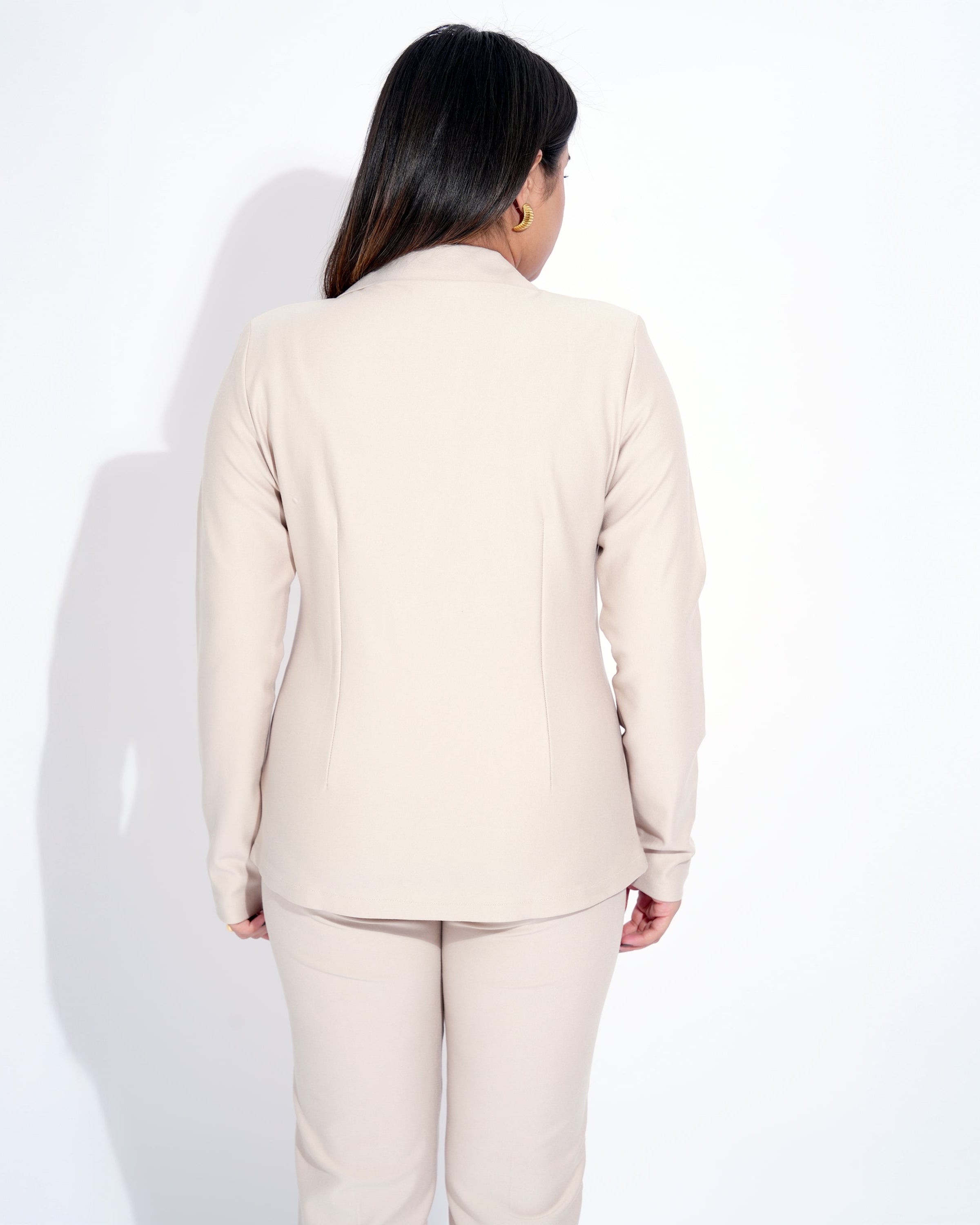 Formal Blazer And Slim Fit Trouser With Belt