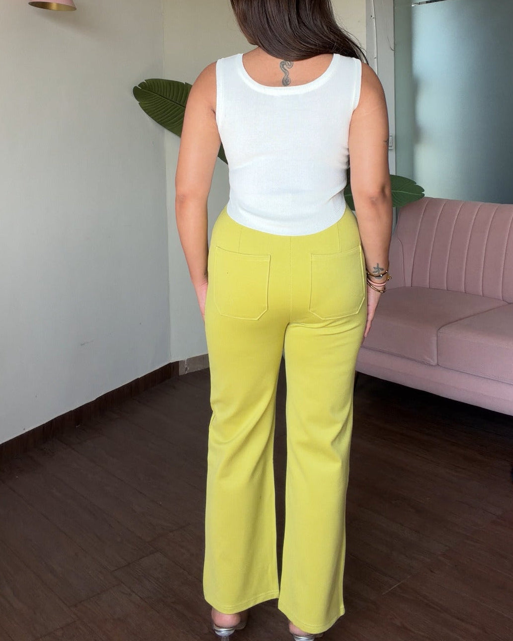 Graphic Tank Top And Pants Co-ord Set