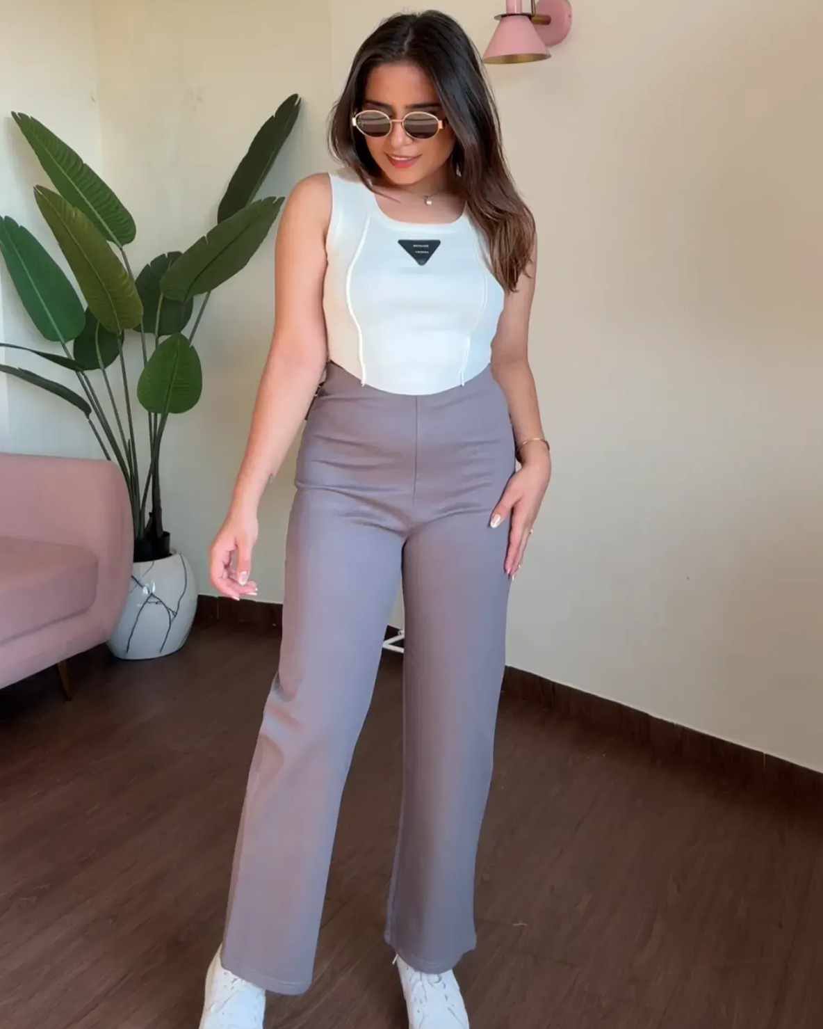 Graphic Tank Top And Pants Co-ord Set ( OLD )