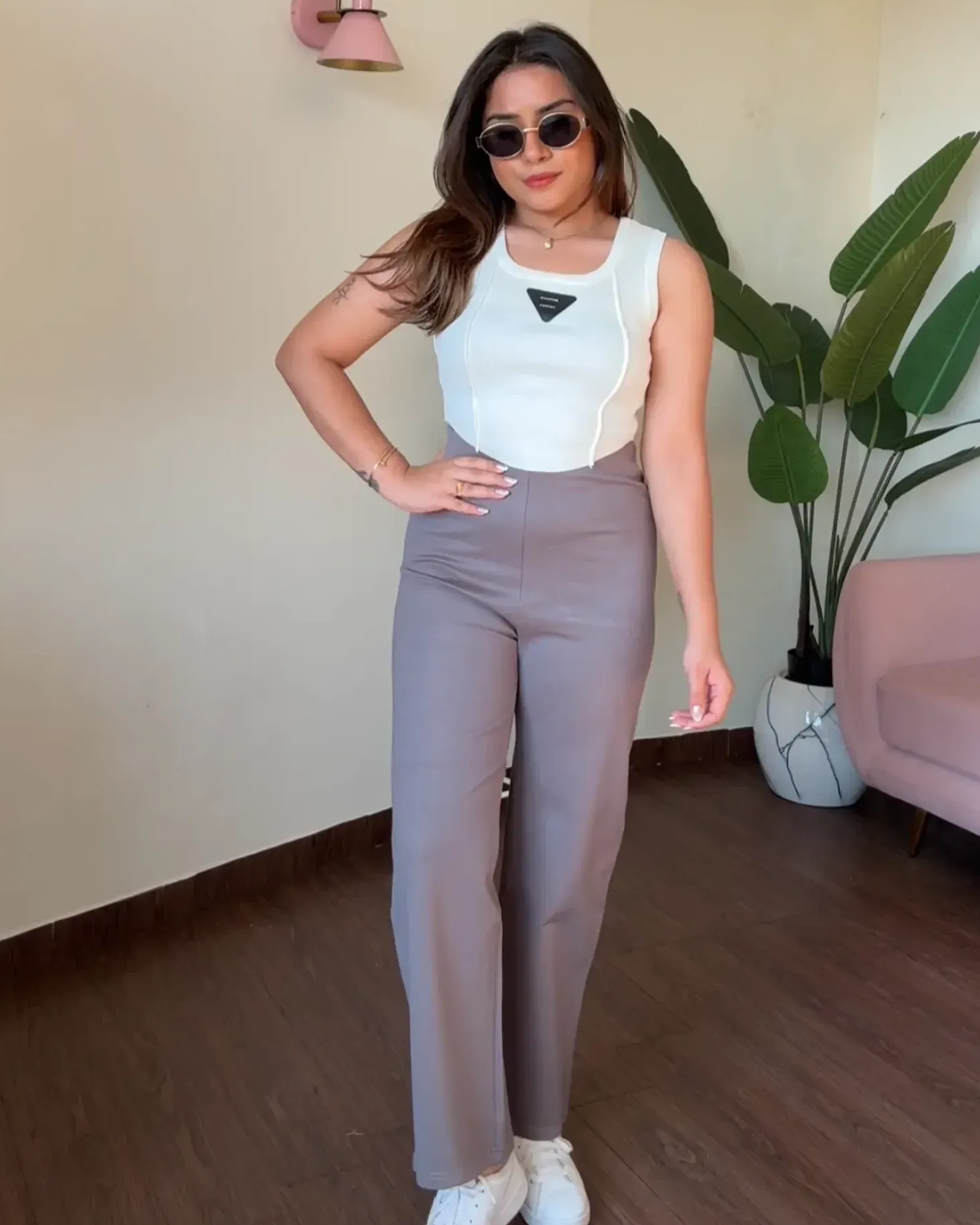 Graphic Tank Top And Pants Co-ord Set ( OLD )