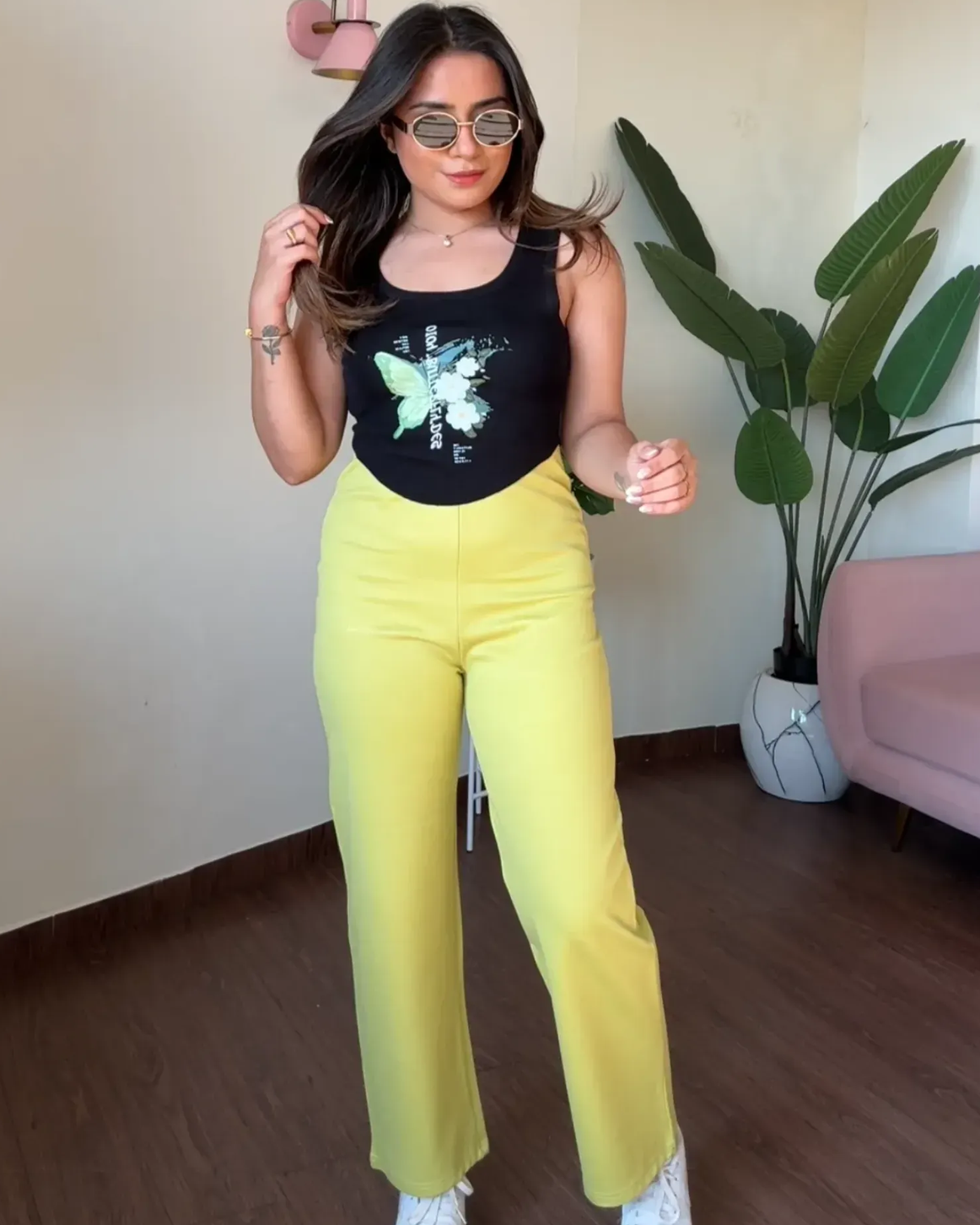 Graphic Tank Top And Pants Co-ord Set ( OLD )