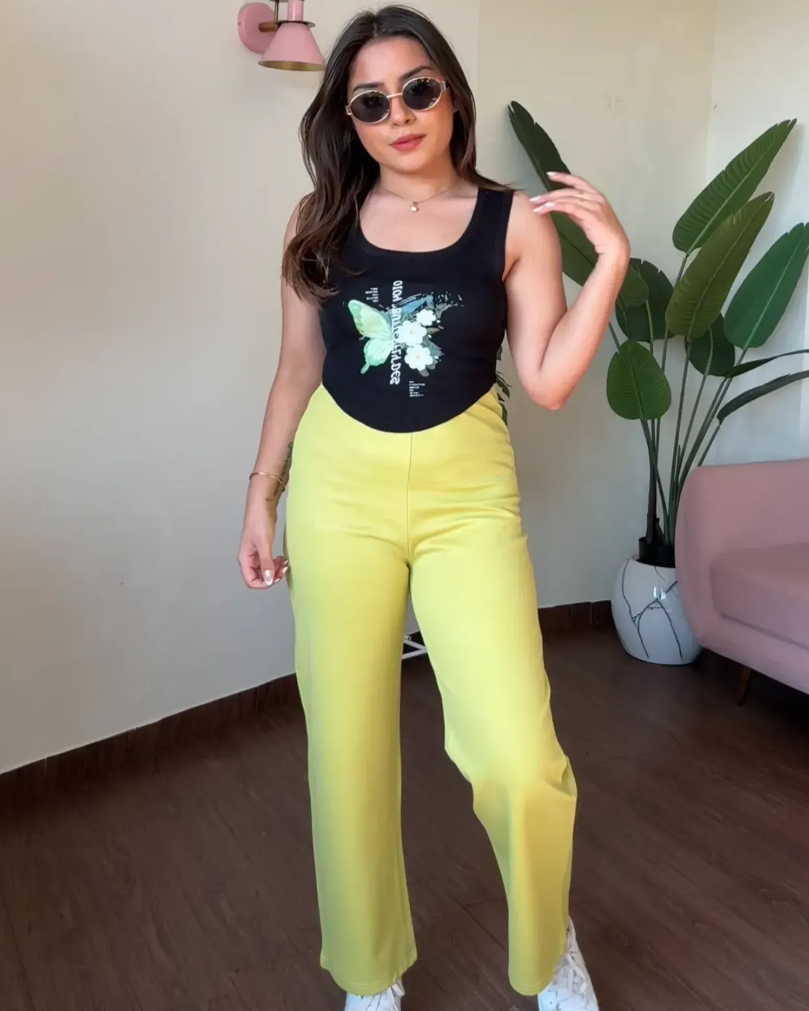 Graphic Tank Top And Pants Co-ord Set ( OLD )