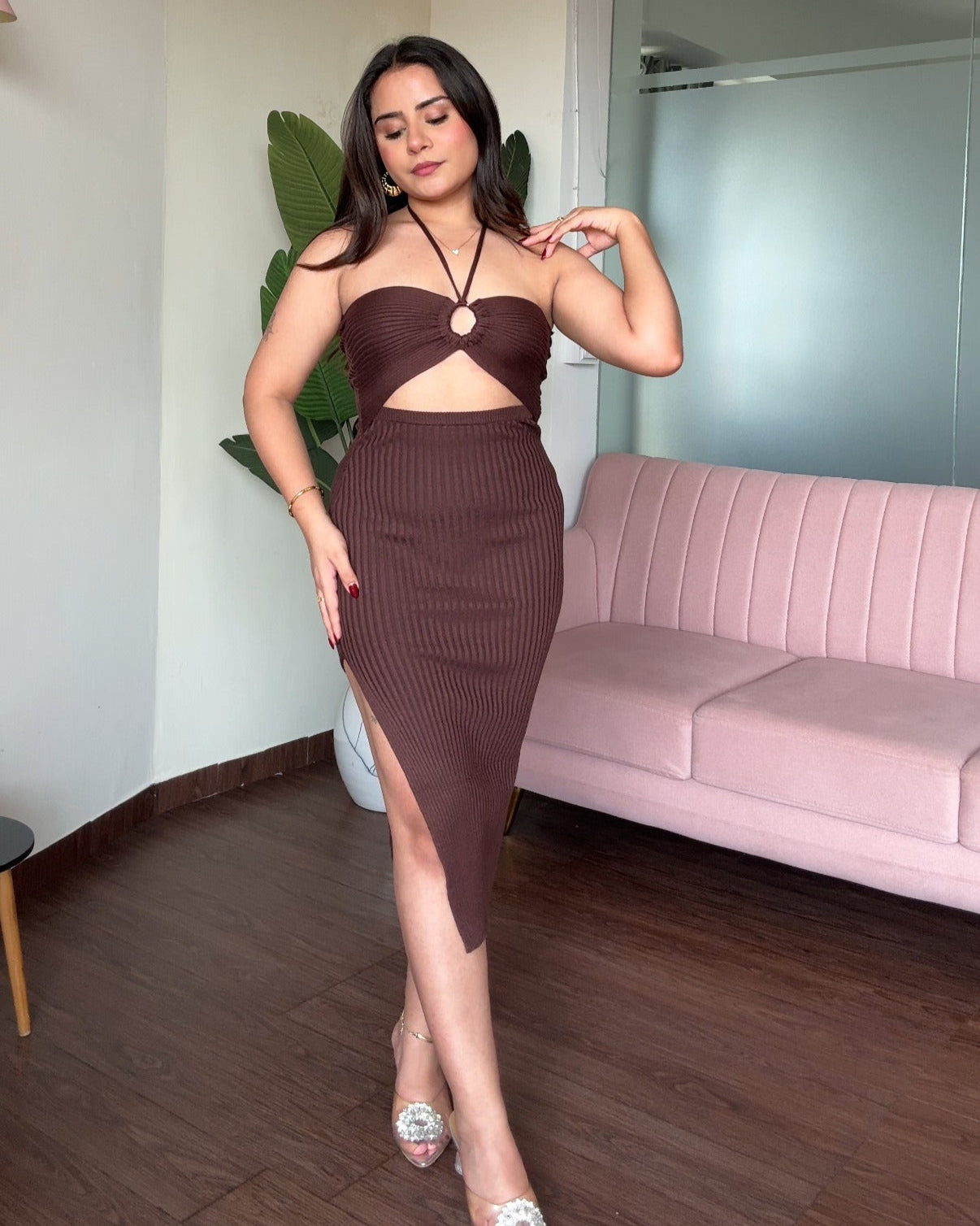 Halter Neck Bodycon Dress