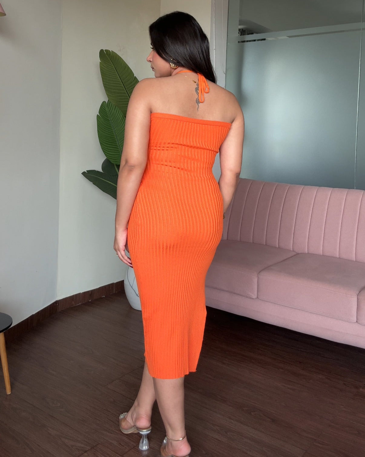 Halter Neck Bodycon Dress