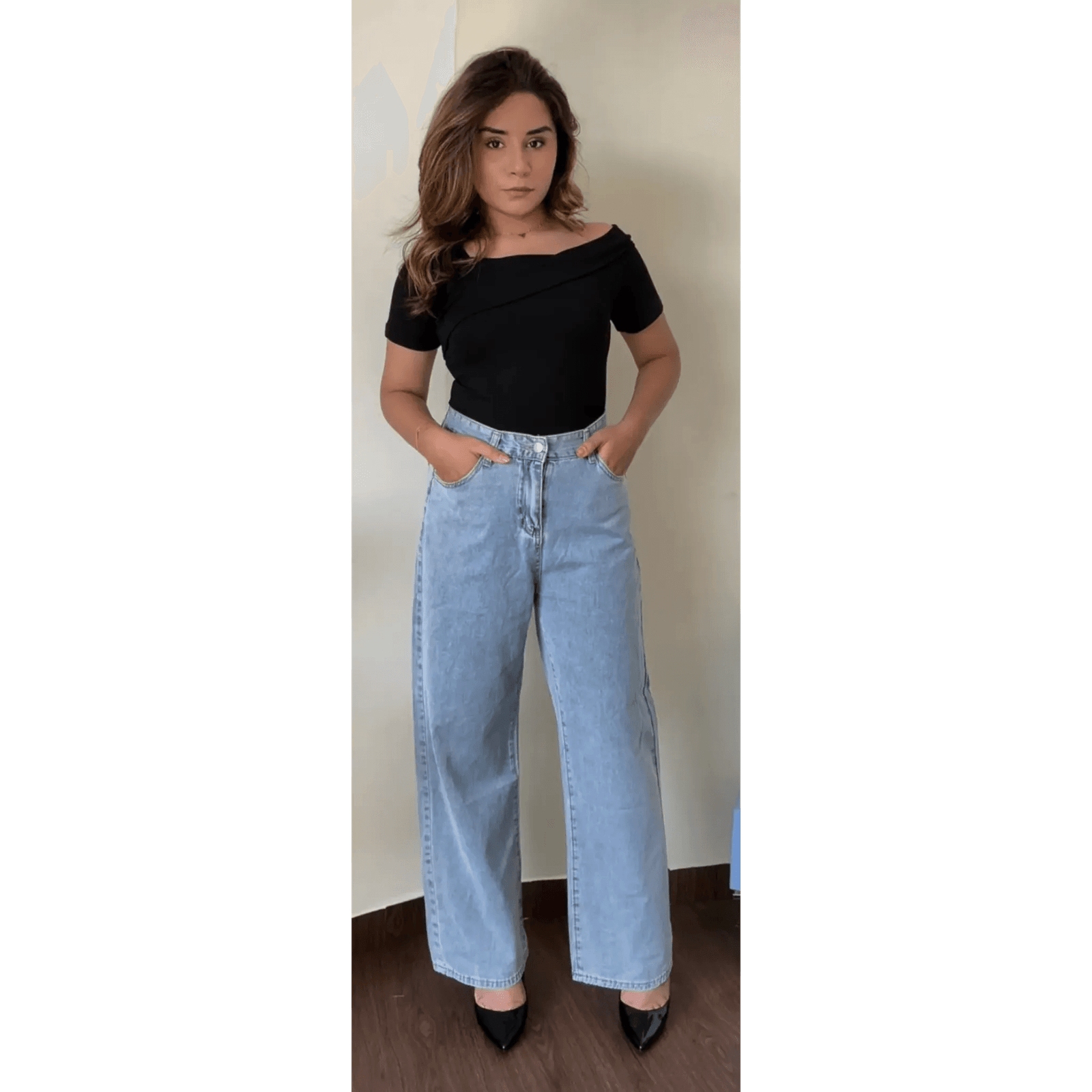 Light Wash Baggy Jeans