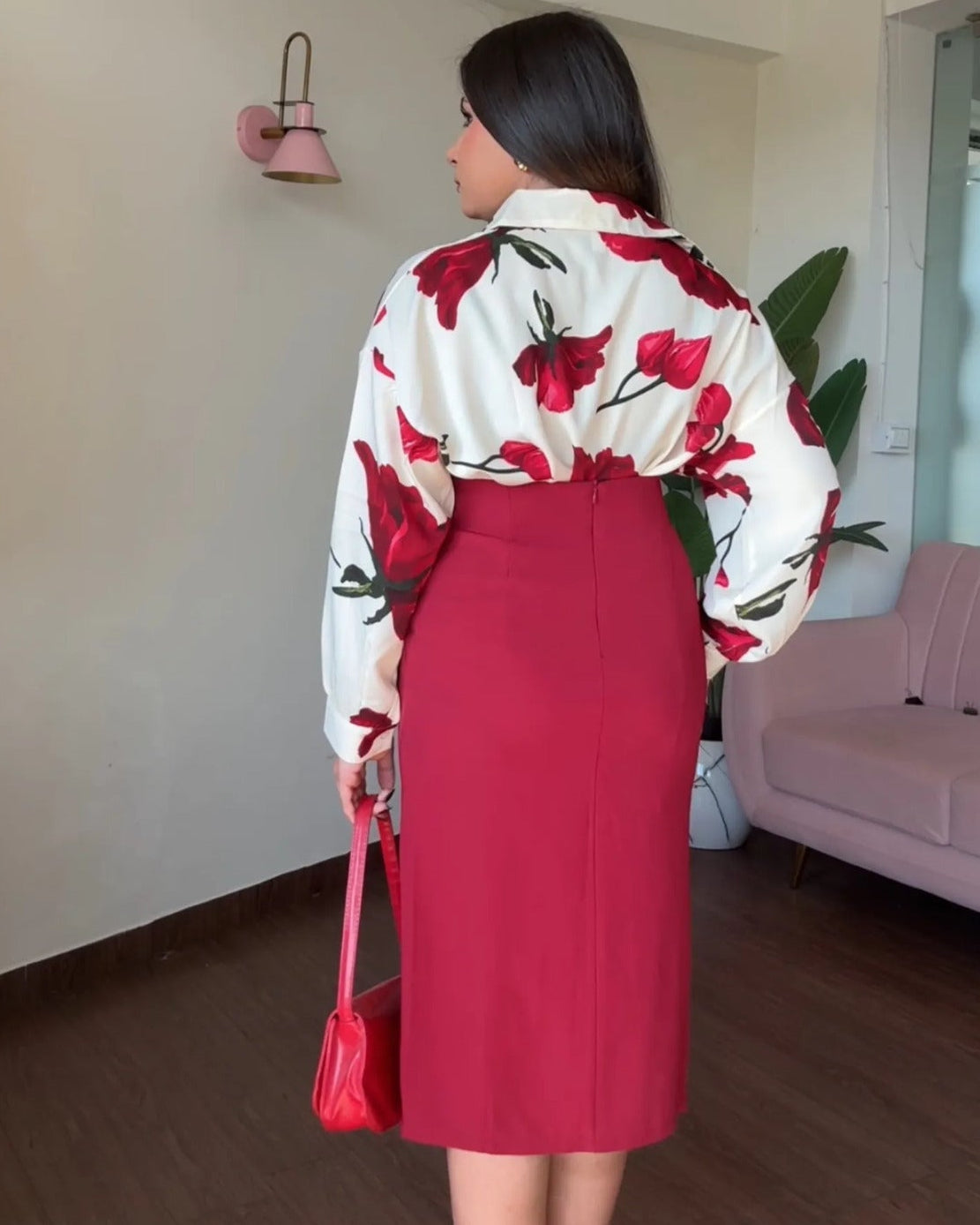Hibiscus Knot Skirt Set