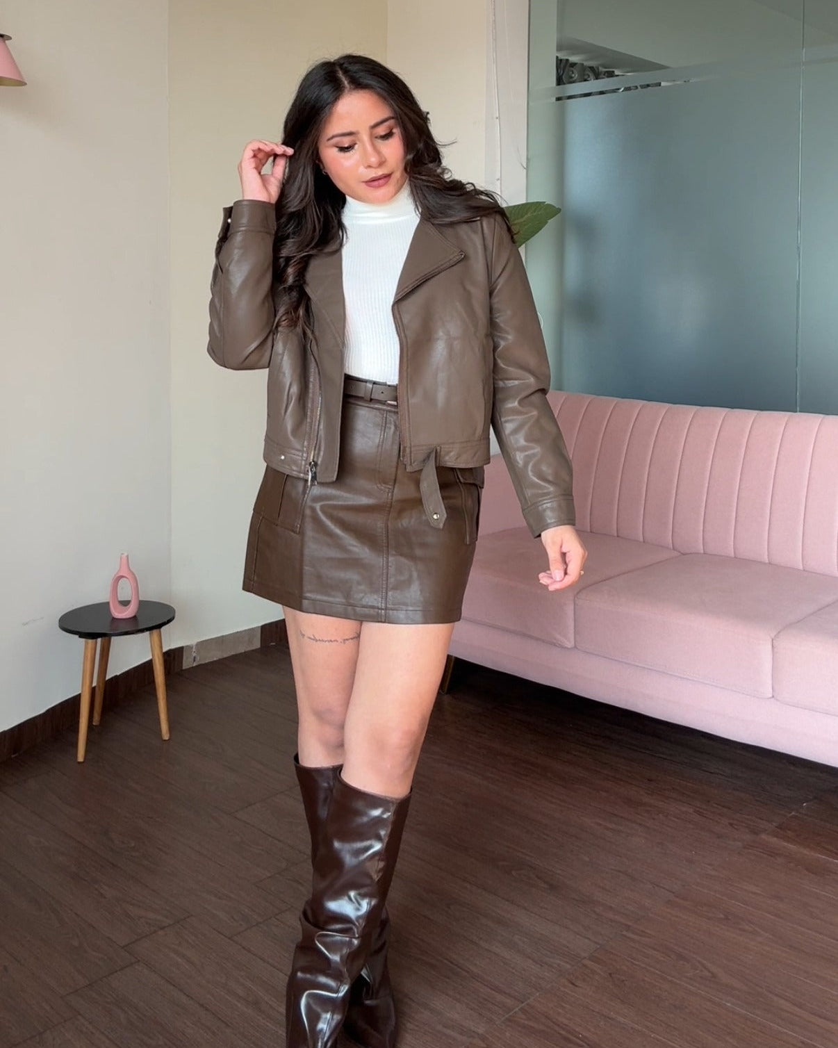 Classic Leather Biker Jacket