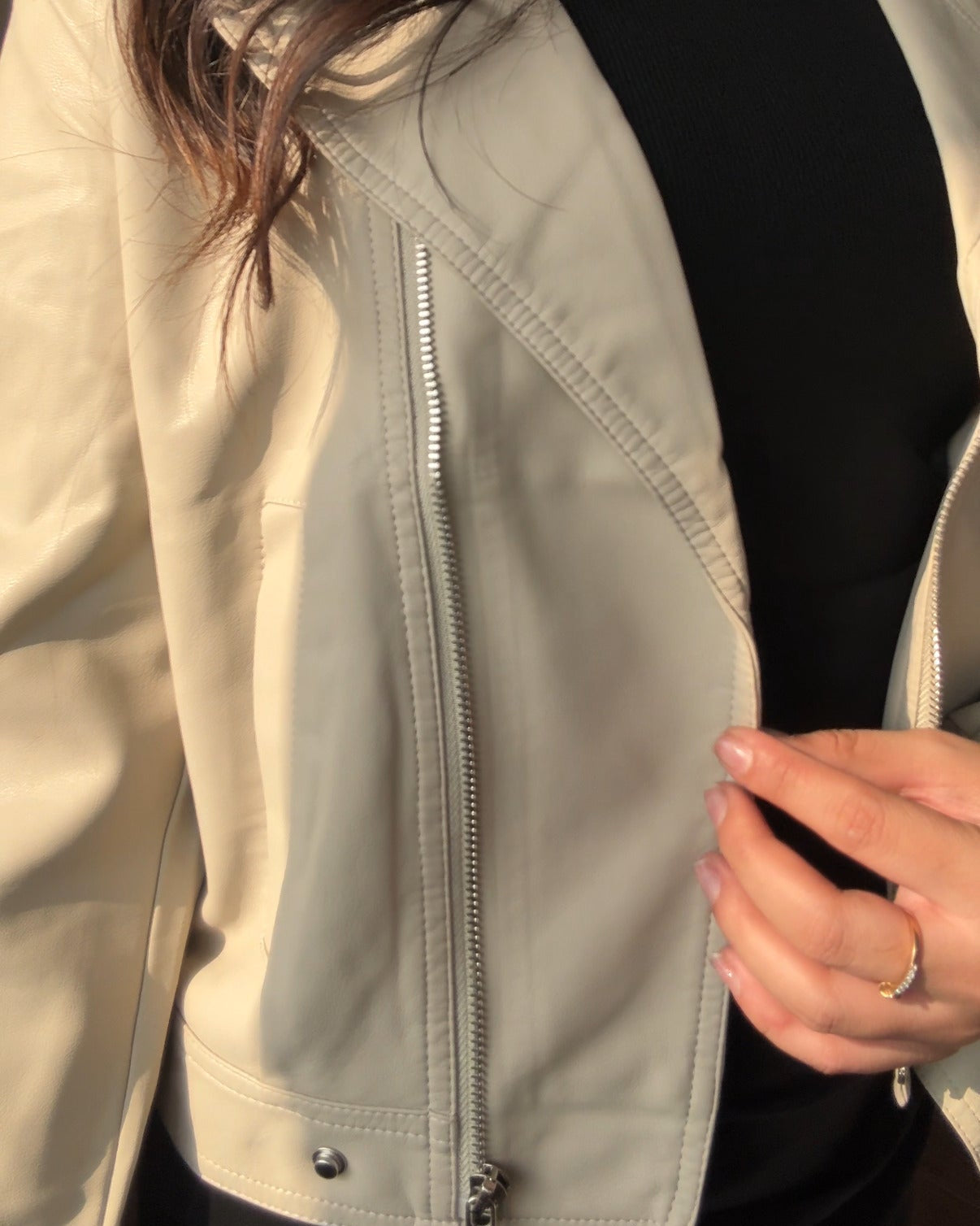 Classic Leather Biker Jacket