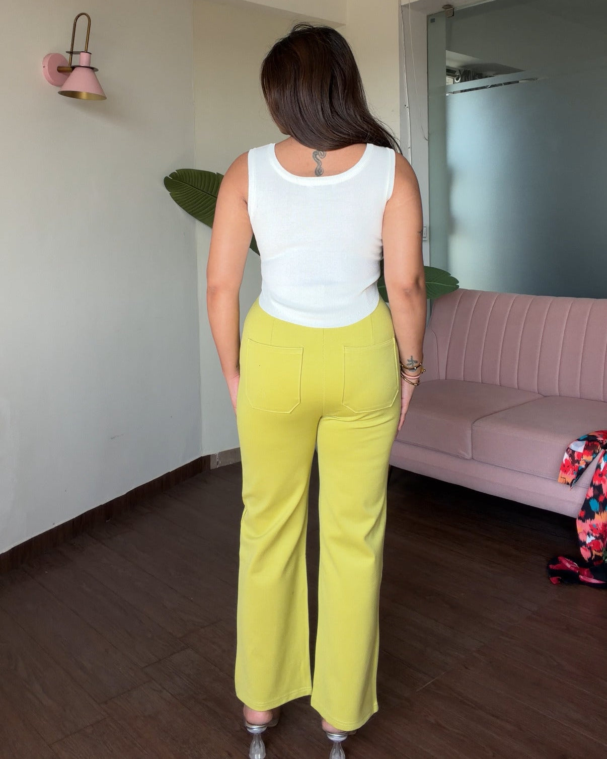 Graphic Tank Top And Pants Co-ord Set