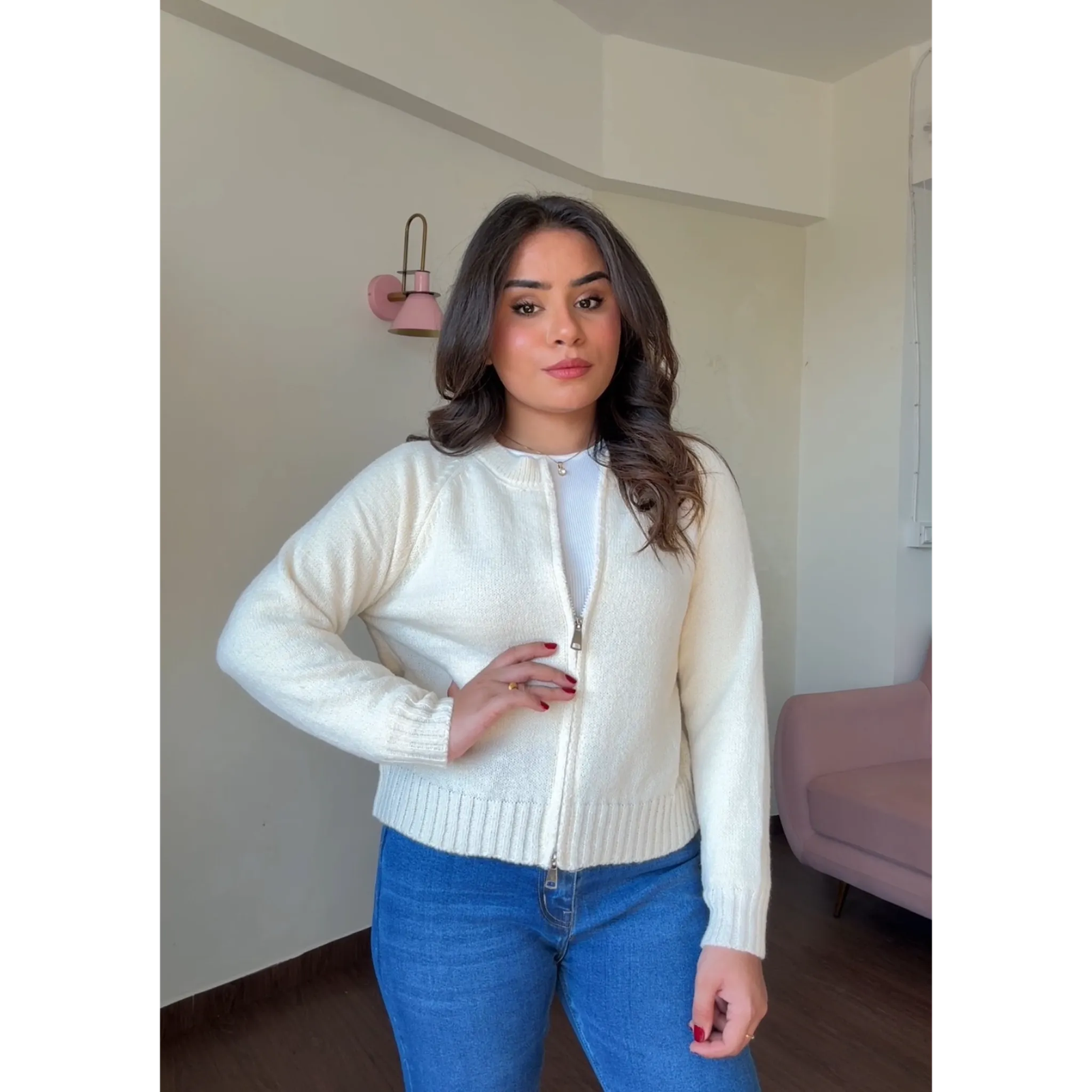 Premium Woolen Zipper Jacket