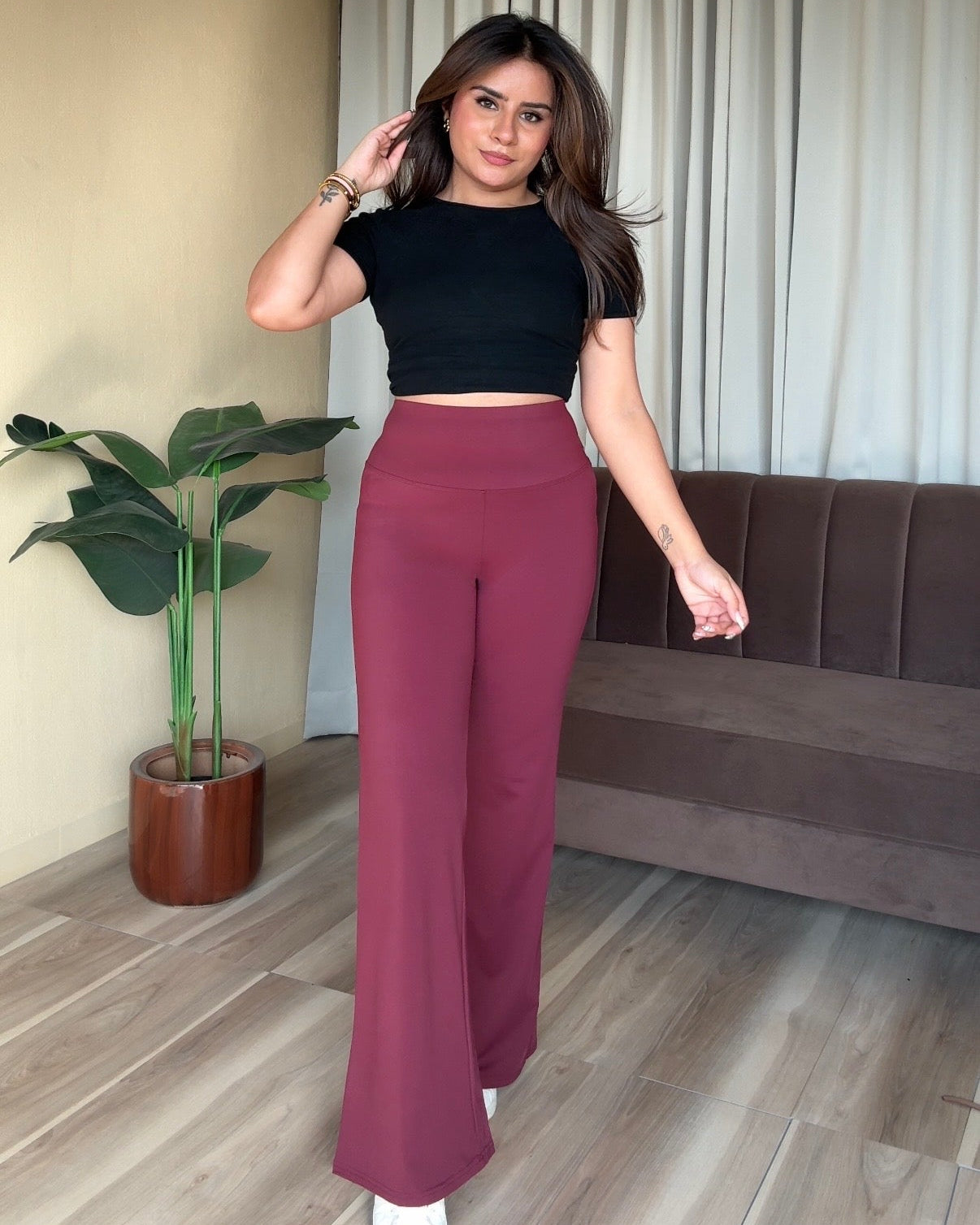 High Waisted Ultra Flared Pants